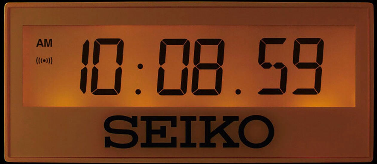 Seiko Quarzwecker, Wecker, Digitalwecker, Tischuhr, Schlafzimmer, Esszimmer, Wohnzimmer