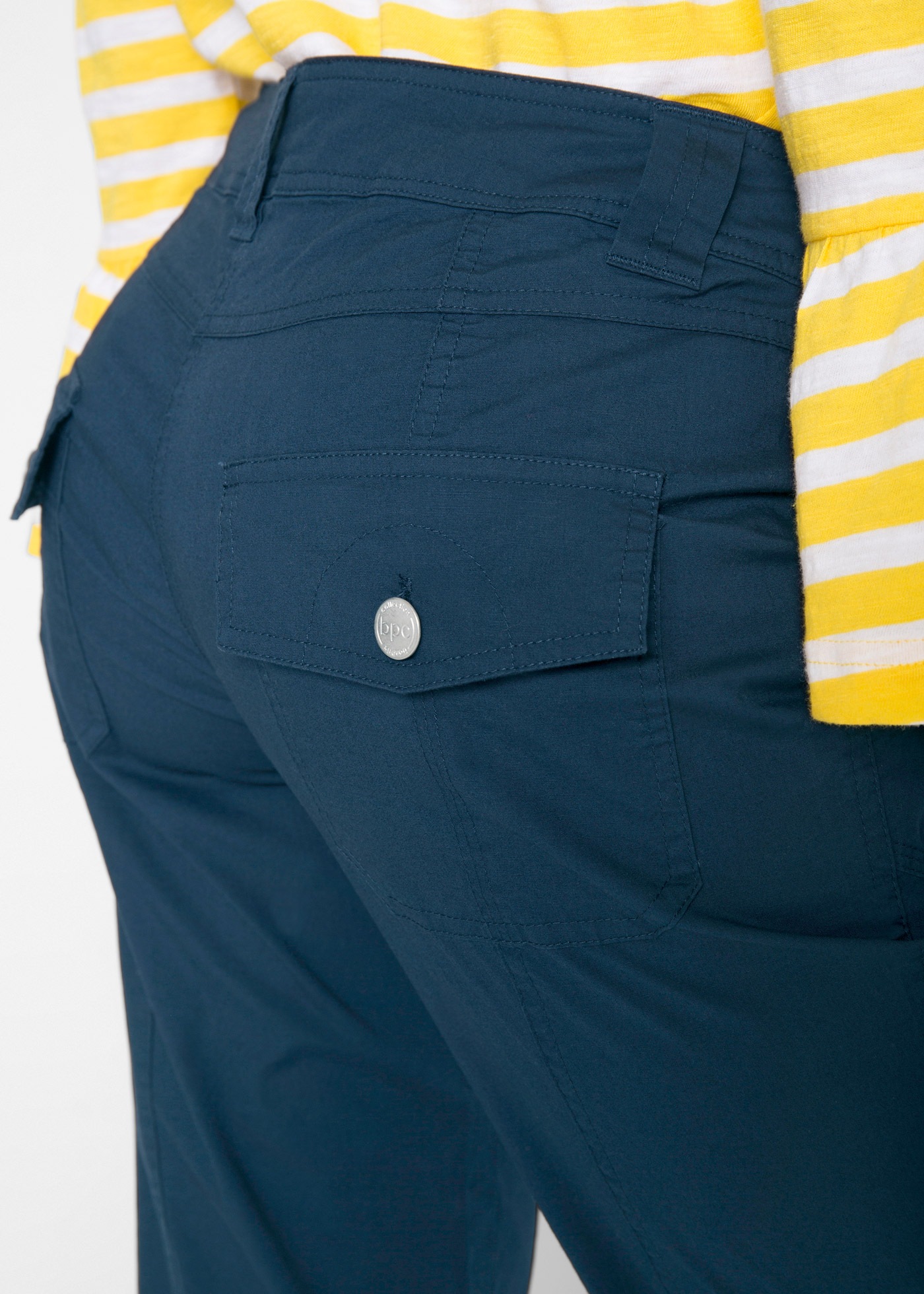 Thumbnail - bonprix Cargohose Stretch-Cargo-Hose, 3/4-Länge