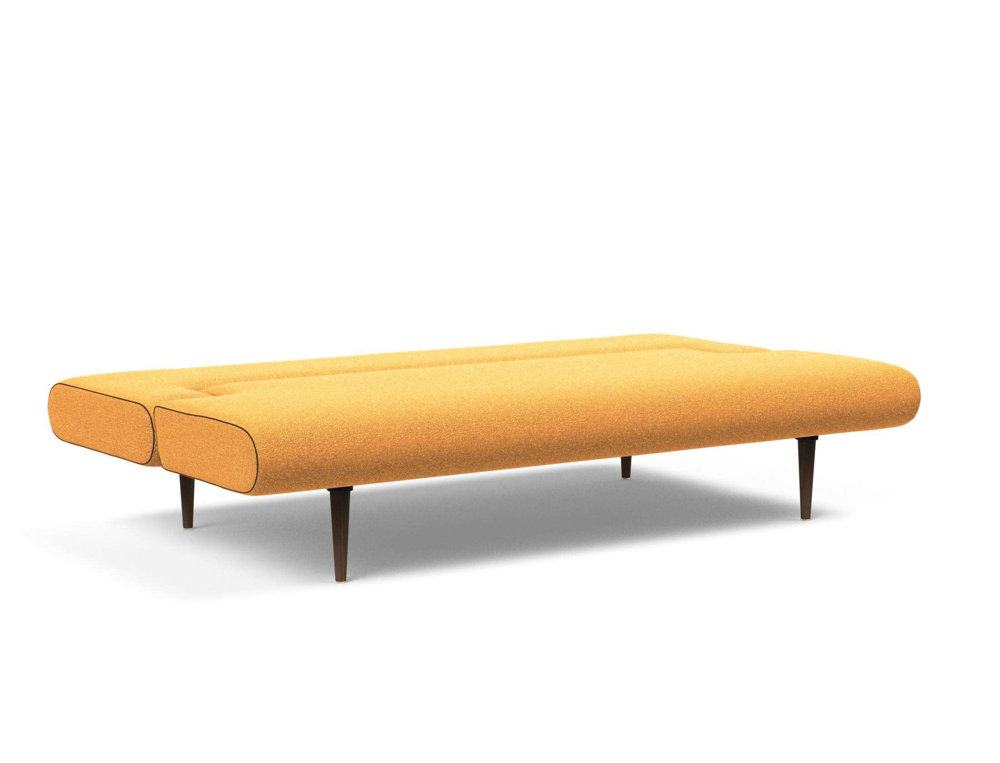 INNOVATION LIVING ™ Schlafsofa »Unfurl Bettsofa, super Strukturstoff, Gästebett, Breite 200cm« 3-stufig klappbar, Teddy Stoff, Braun, als Dauerschläfer geeignet