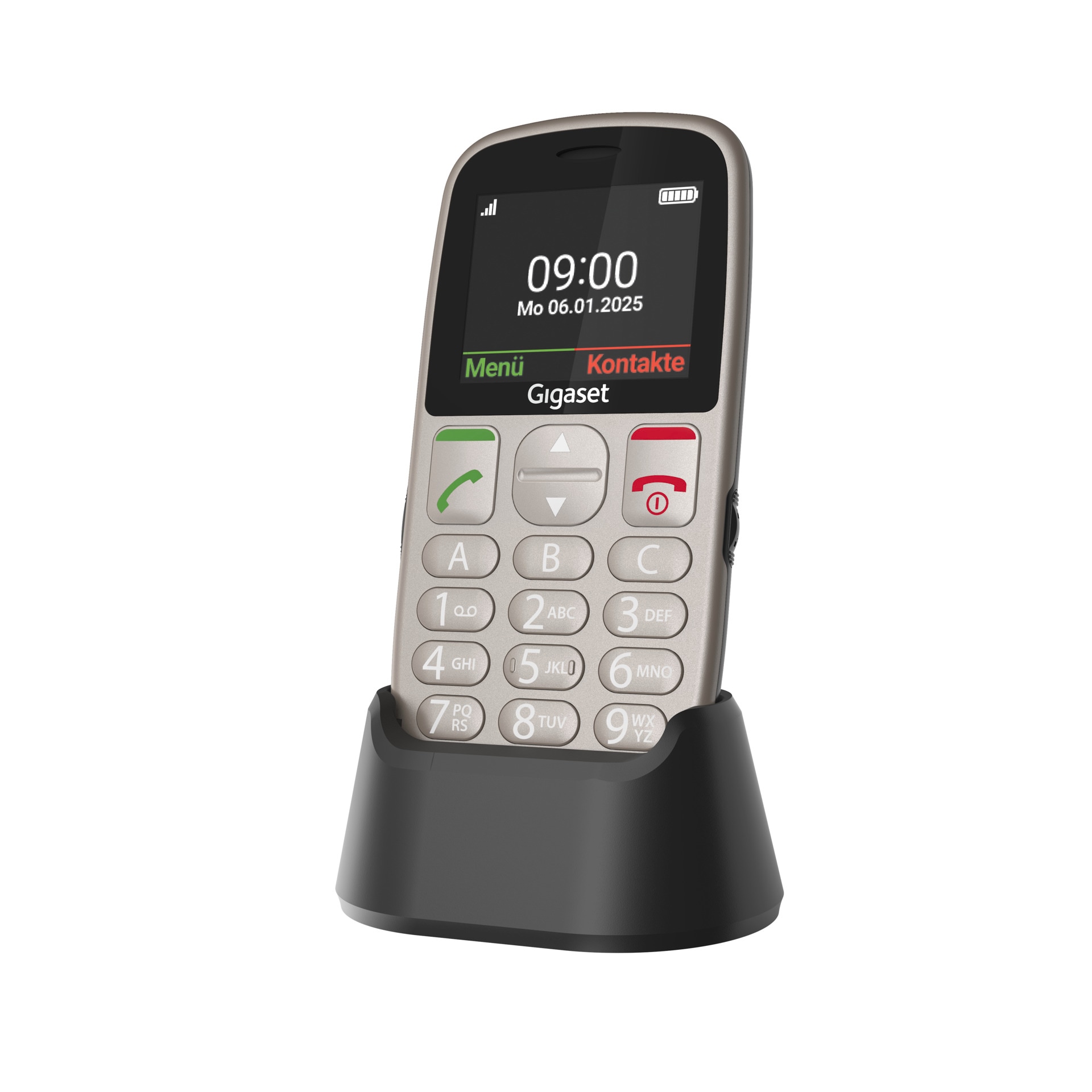 Gigaset Handy »GL395 2G-Mobiltelefon«, Silber