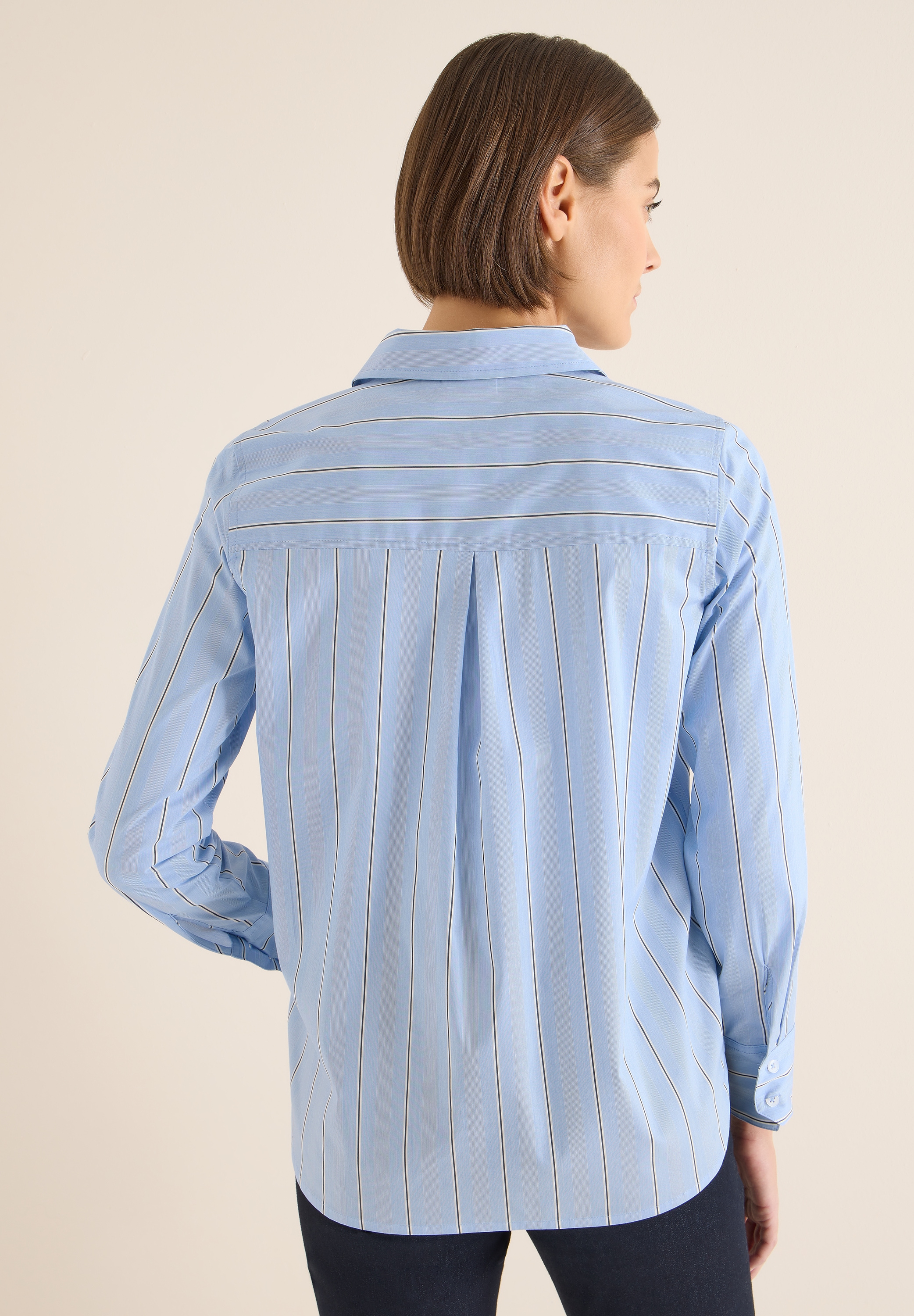 Cecil Langarmbluse aus Baumwolle mit Stretchanteil