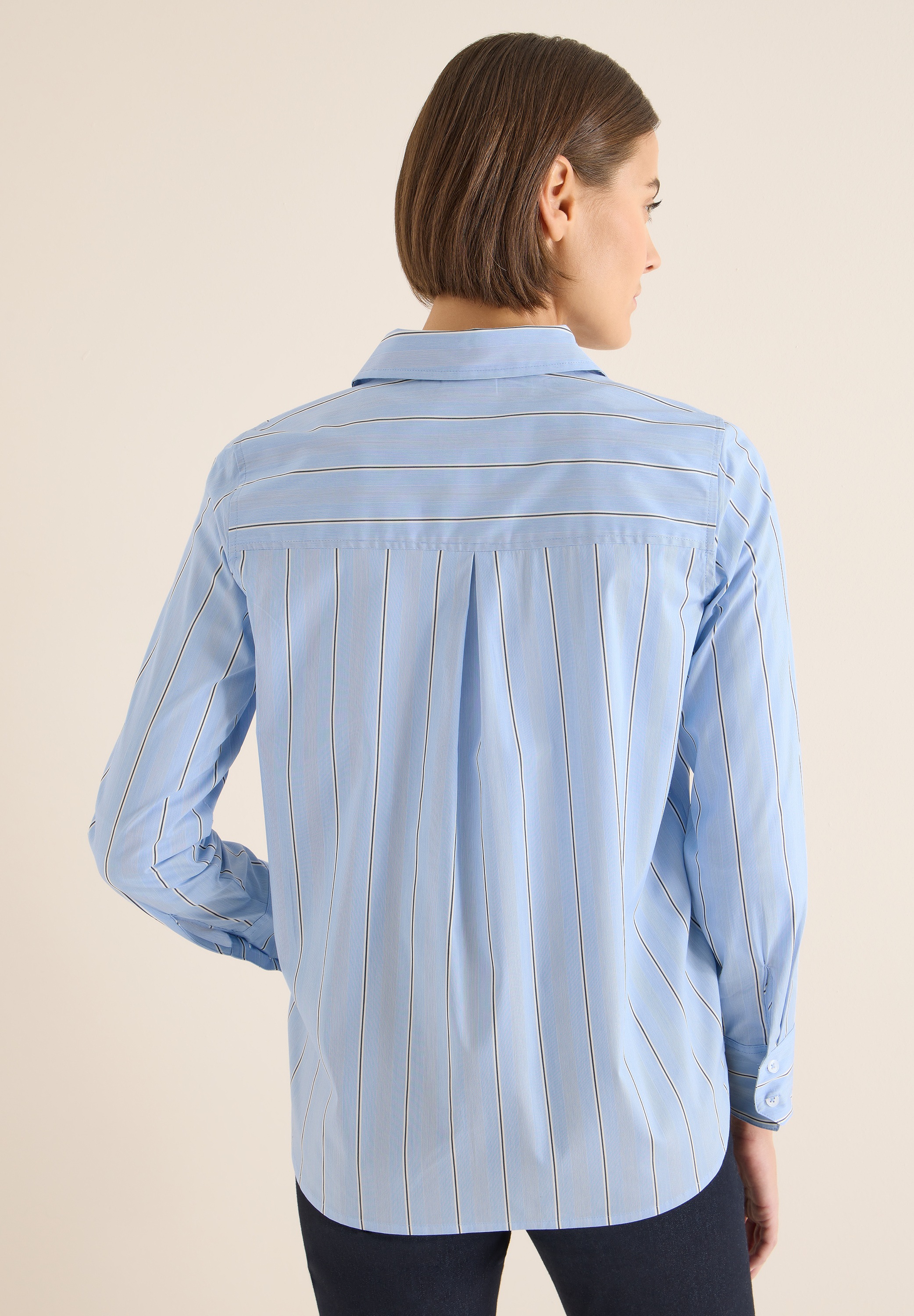 Cecil Langarmbluse aus Baumwolle mit Stretchanteil günstig online kaufen