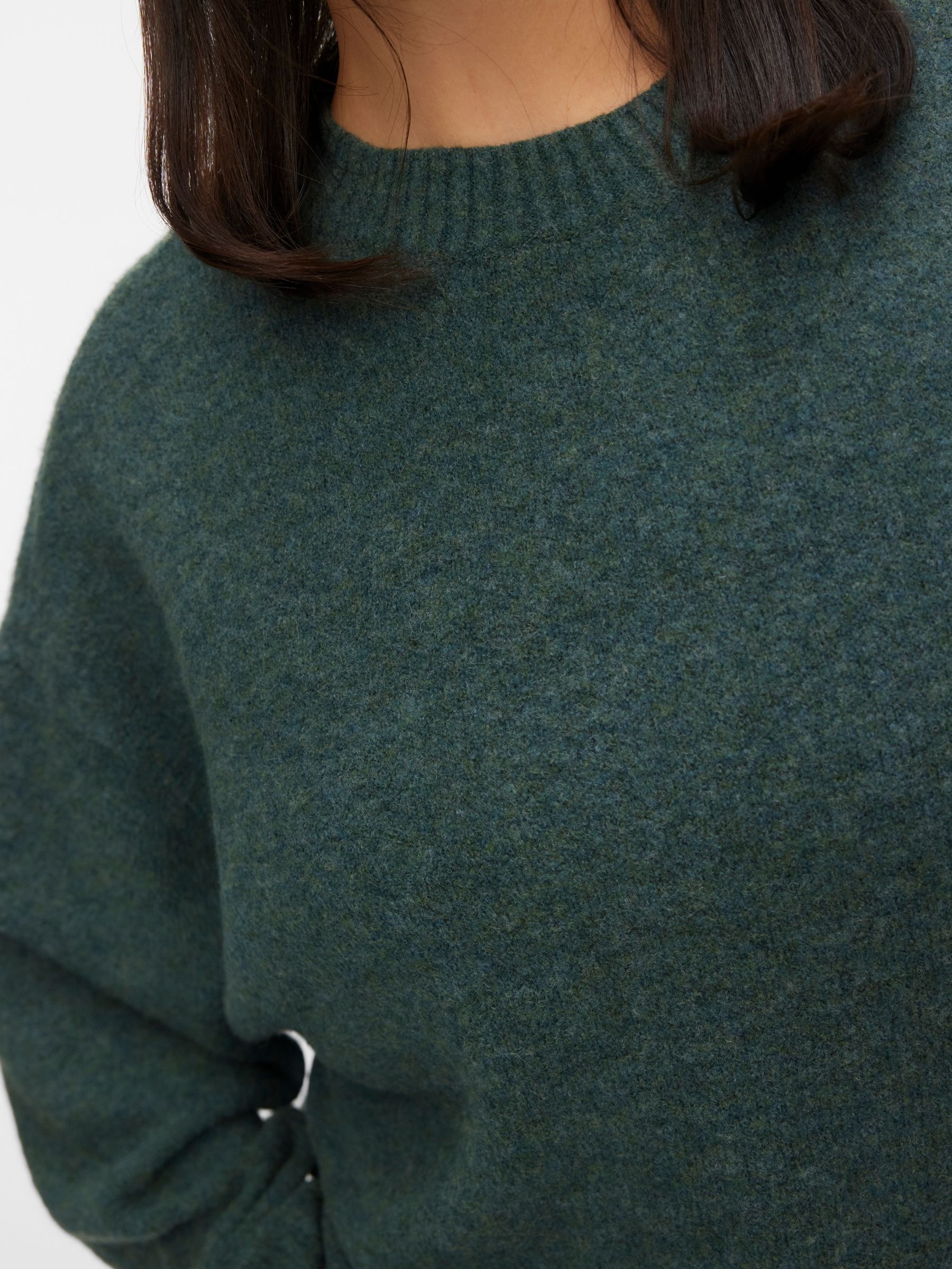 Vero Moda Curve Strickpullover »VMCBOOM LS O-NECK PULLOVER GA NOOS CUR«