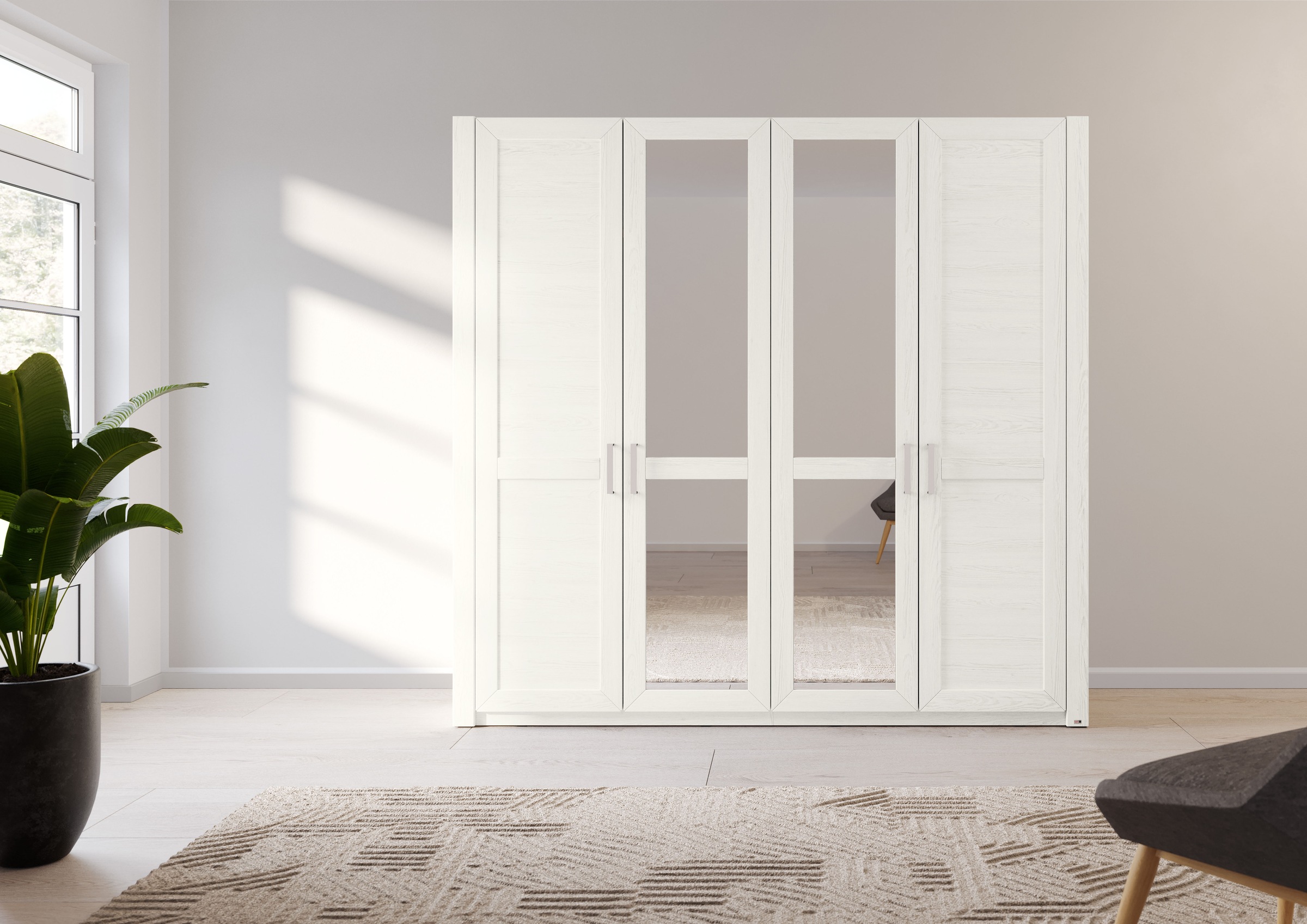 set one by Musterring Kleiderschrank "York Schlafen" 1 Stk. tlg. mit Holz- günstig online kaufen