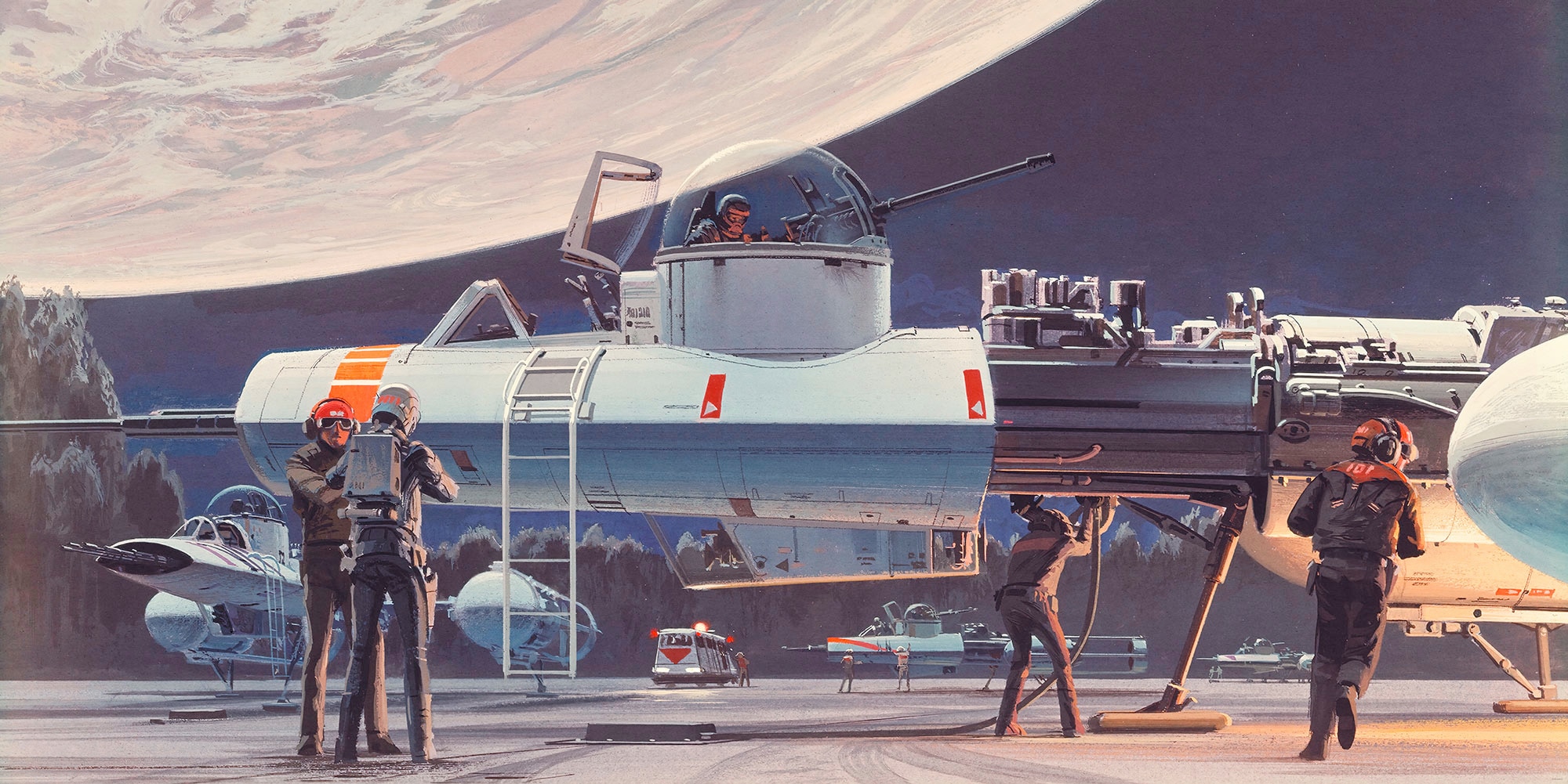 Komar Vliestapete "Star Wars Classic RMQ Yavin Y-Wing", 500x250 cm (Breite x Höhe)