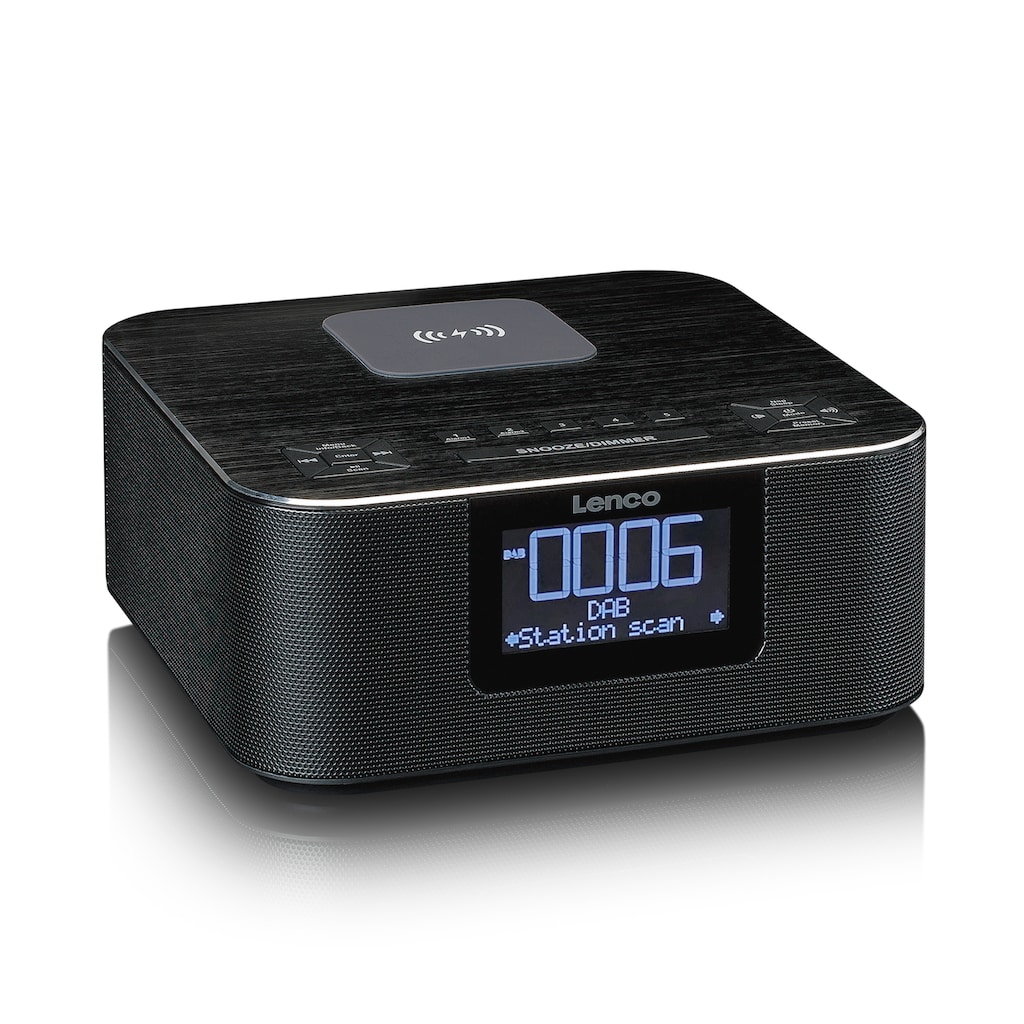 Lenco Digitalradio (DAB+) »CR-650BK - DAB+/ FM Radiowecker«