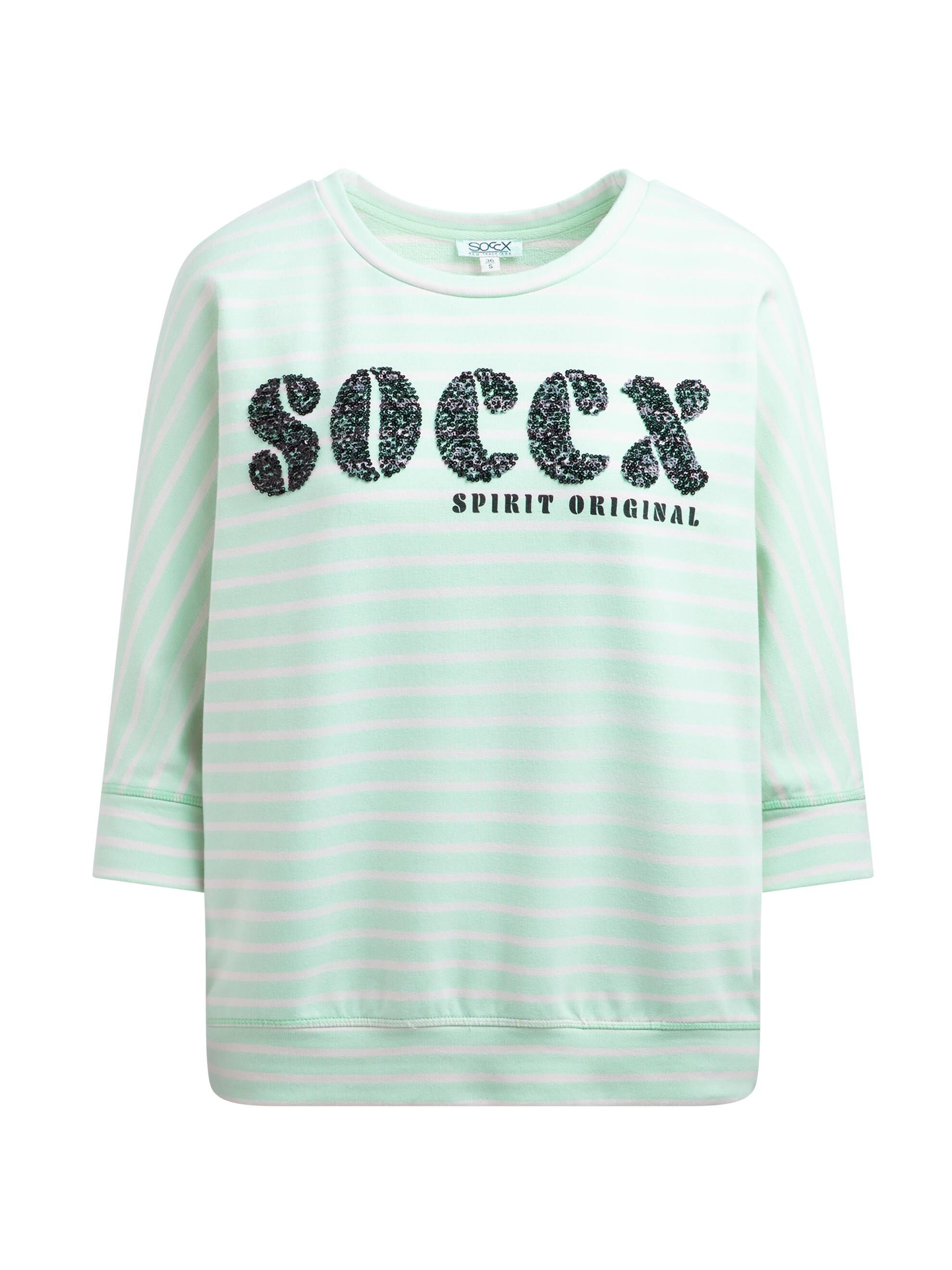 SOCCX Sweater , mit Fledermausärmeln
