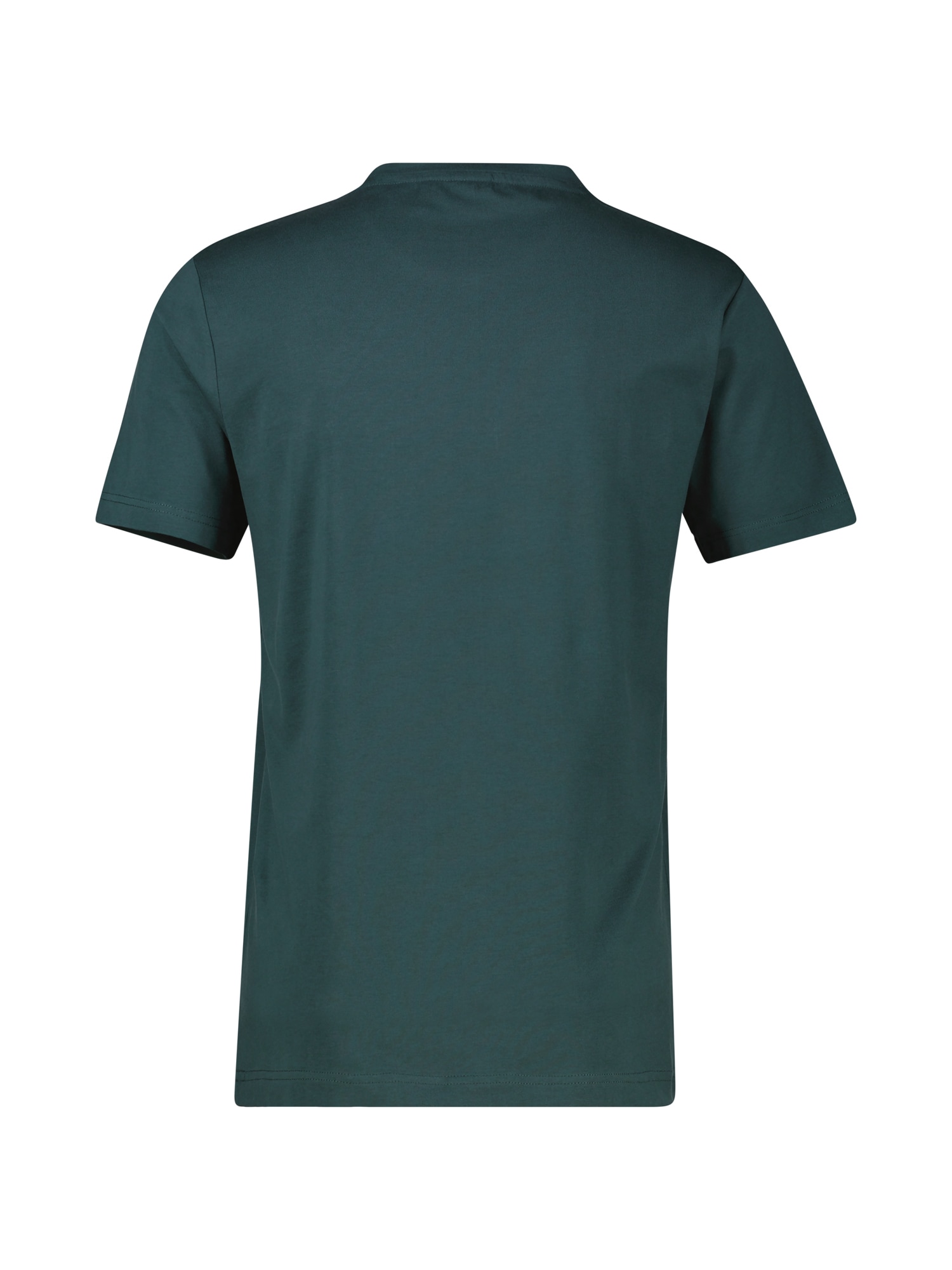 LERROS T-Shirt »Basic T-Shirt mit LERROS Logo-Print« Two-Tone-Optik / Einfarbig / Elastisch / Atmungsaktiv / Bequem