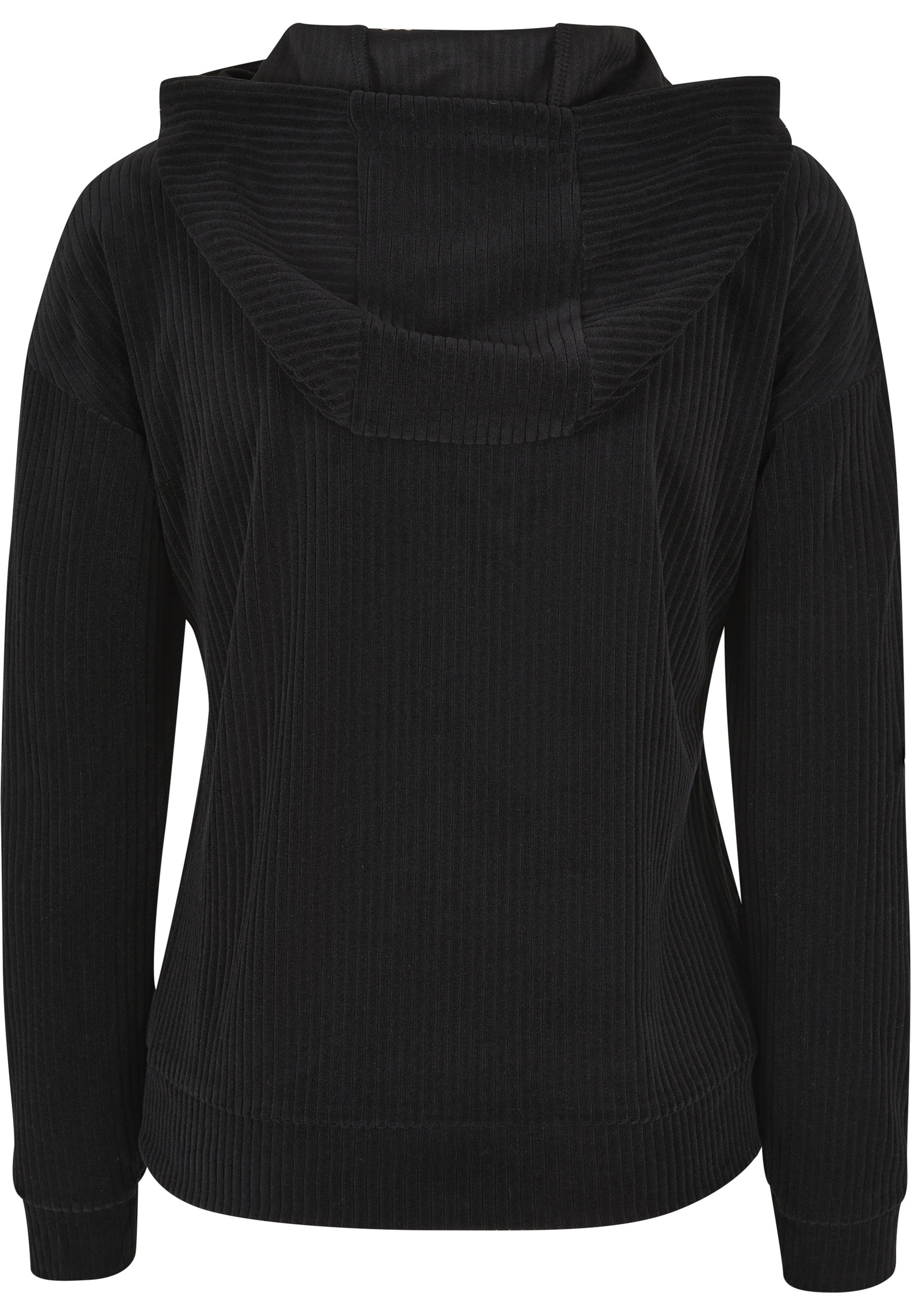 URBAN CLASSICS Kapuzensweatshirt »Urban Classics Damen Ladies Velvet Rib Hoody«, 1 Stk.
