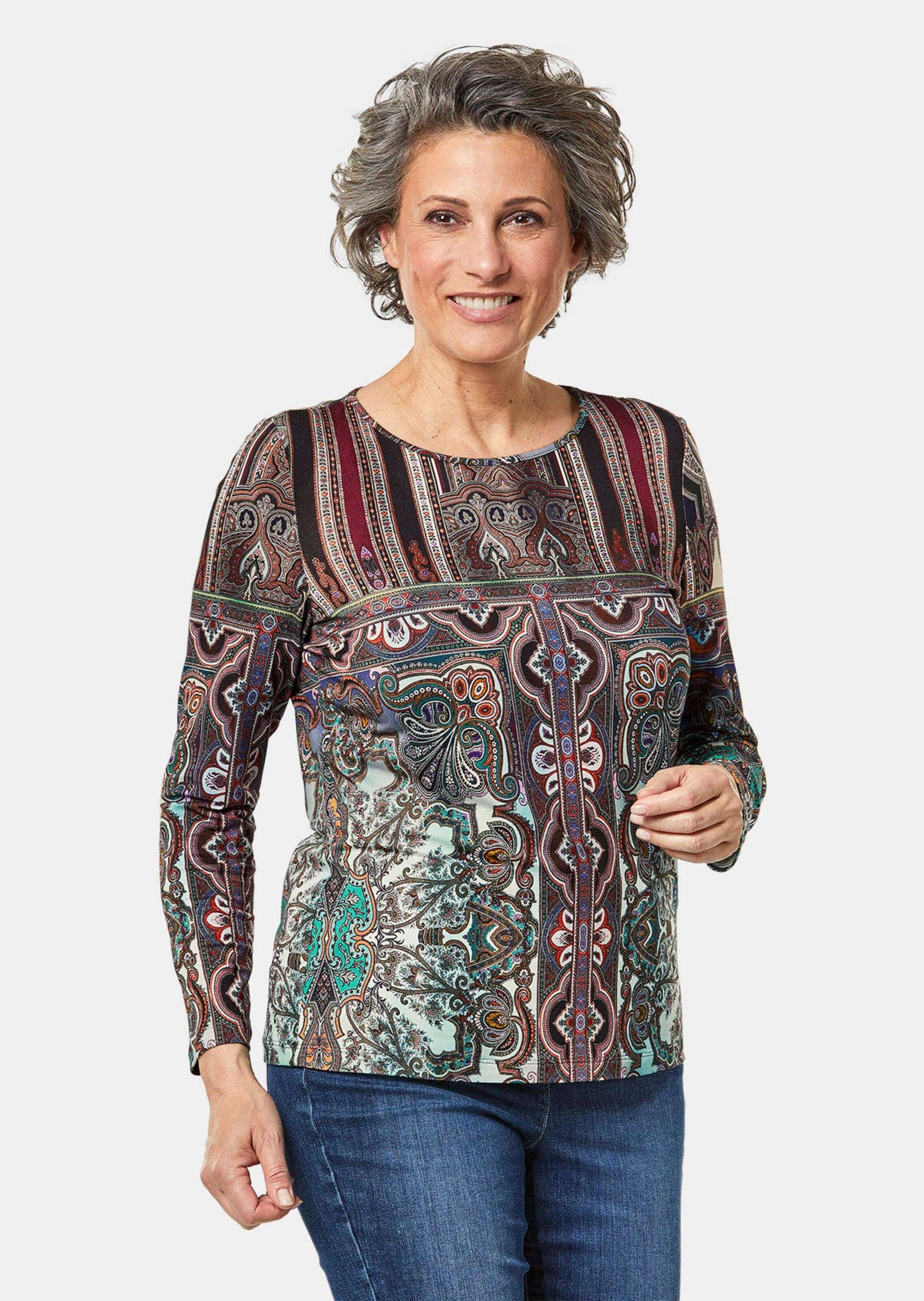 GOLDNER Print-Shirt »Shirt Kurzgröße - Attraktives Druckshirt in einzigartigem Look«
