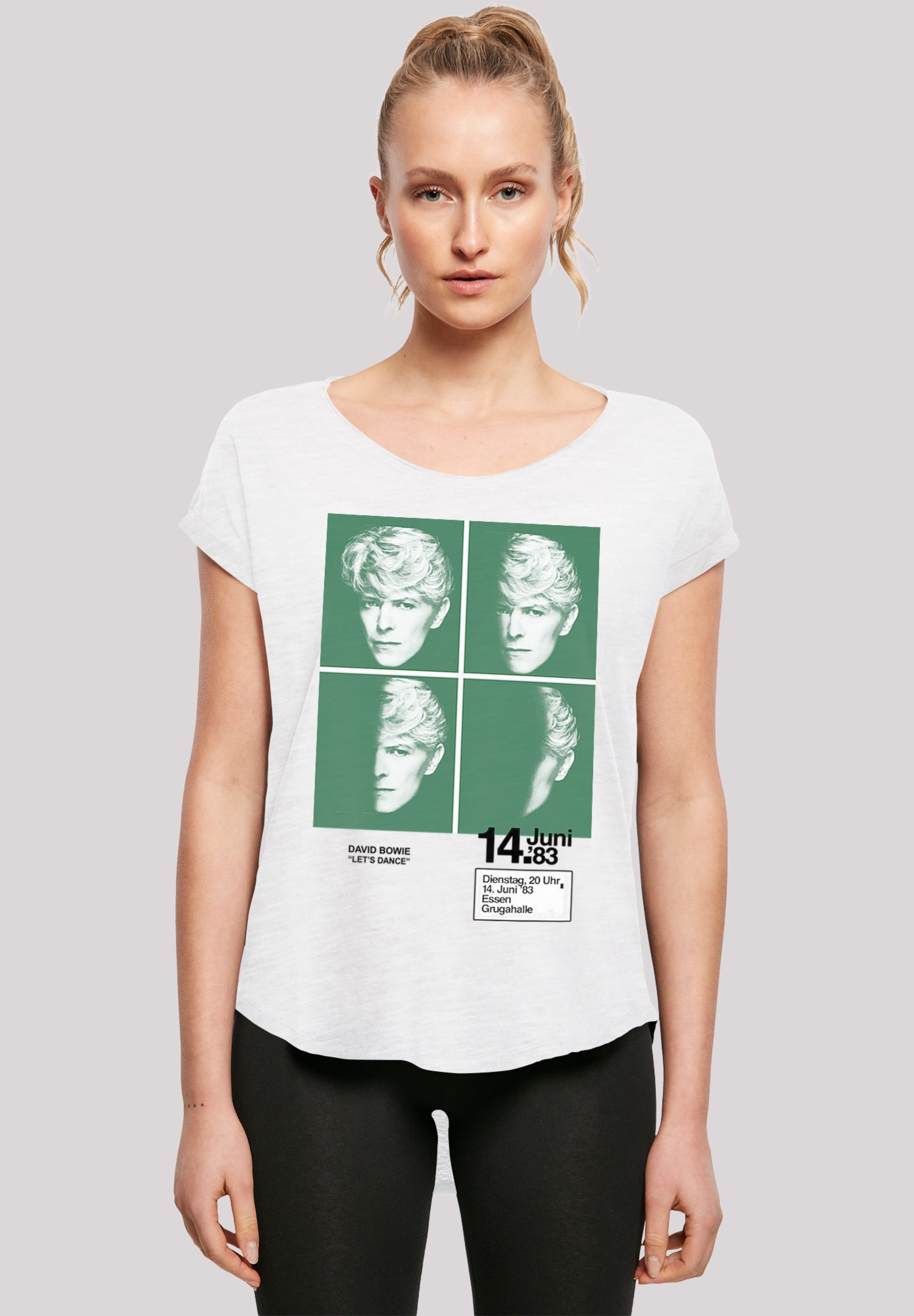 F4NT4STIC T-Shirt "David Bowie 1983 Concert Poster", Print günstig online kaufen