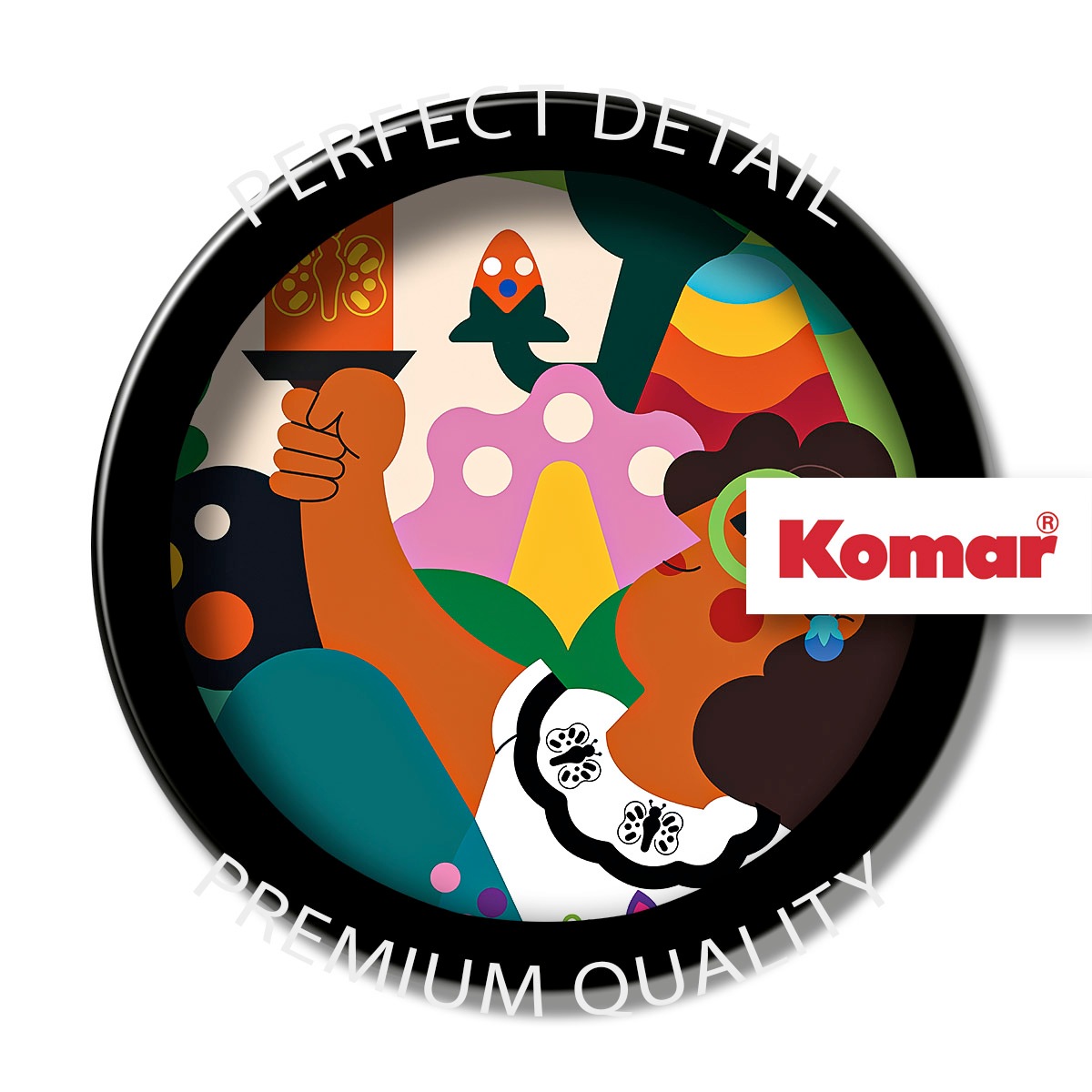 Thumbnail - Komar Fototapete "Encanto Miracle Candle" Comic  bedruckt glatt