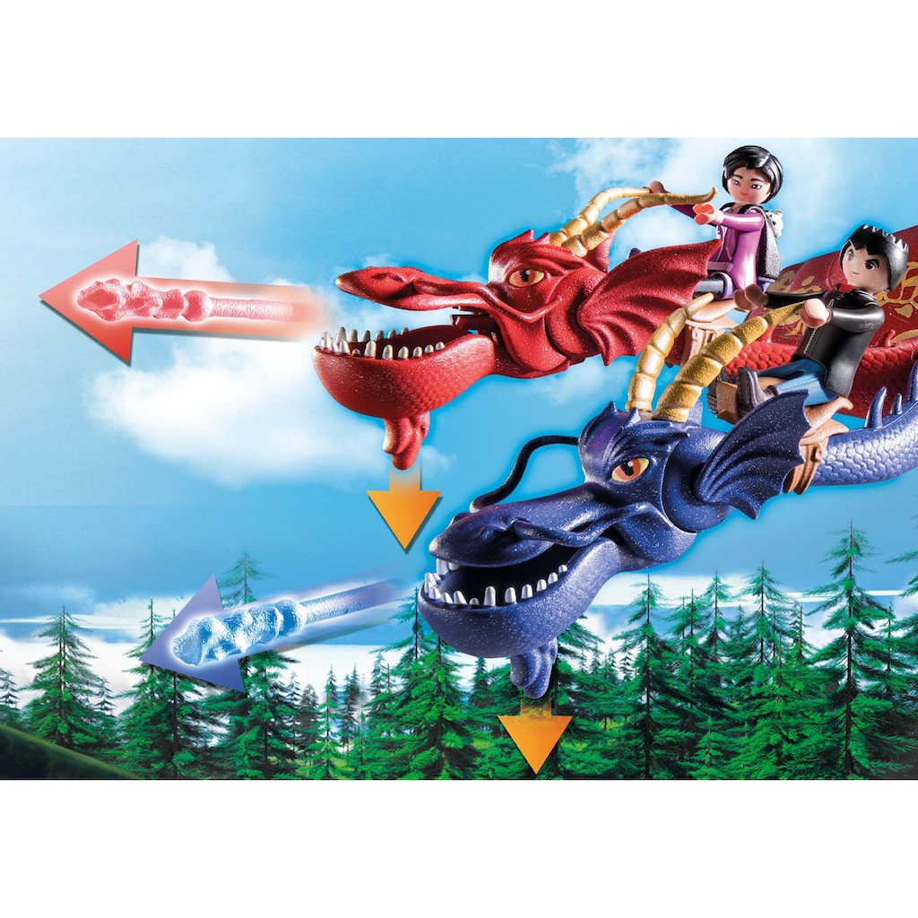 Playmobil® Konstruktions-Spielset »Dragons: The Nine Realms - Wu & Wei mit Jun (71080)«, (40 St.), Made in Germany