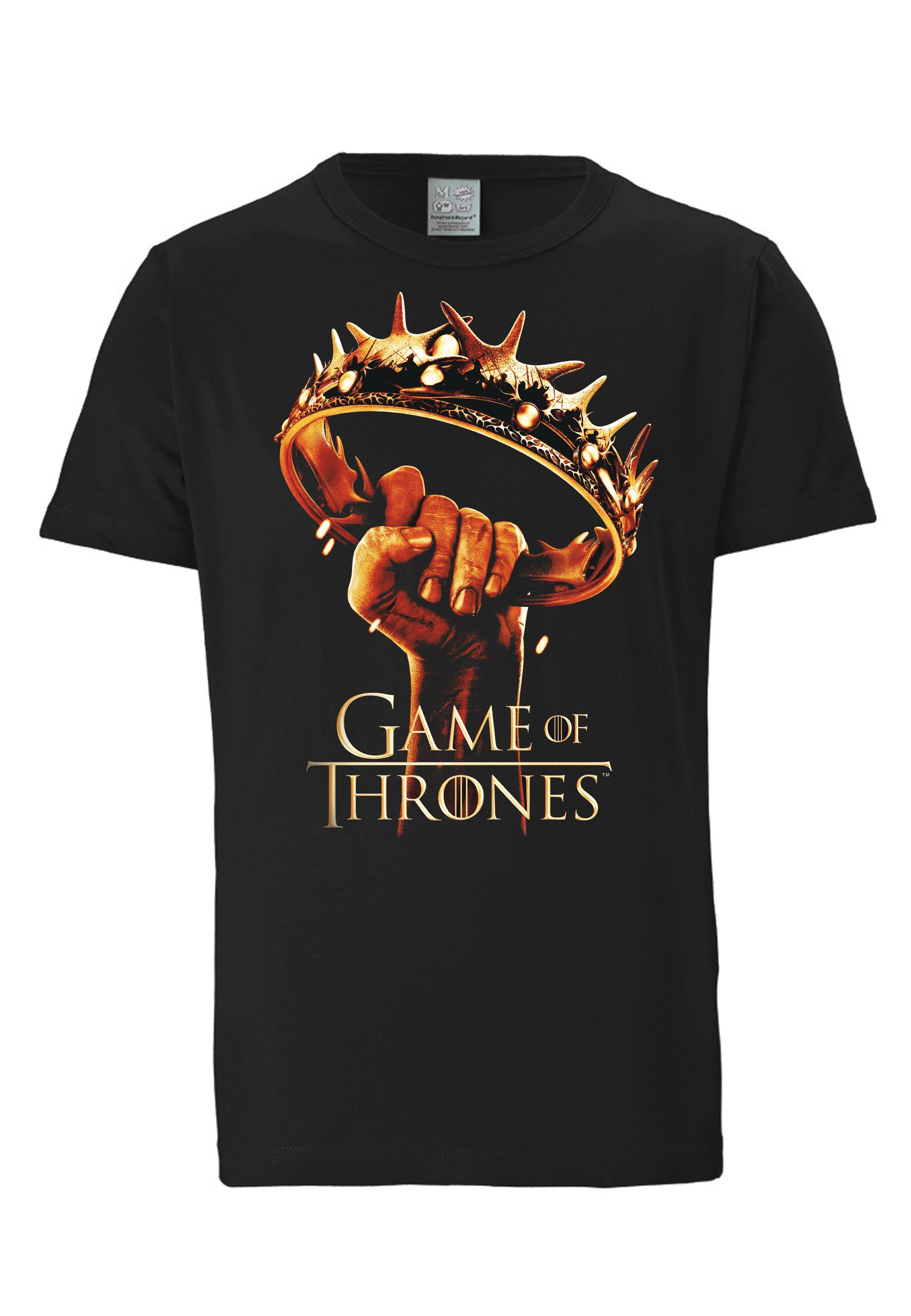 LOGOSHIRT T-Shirt »Game of Thrones - Krone«, mit Game Of Thrones-Frontprint