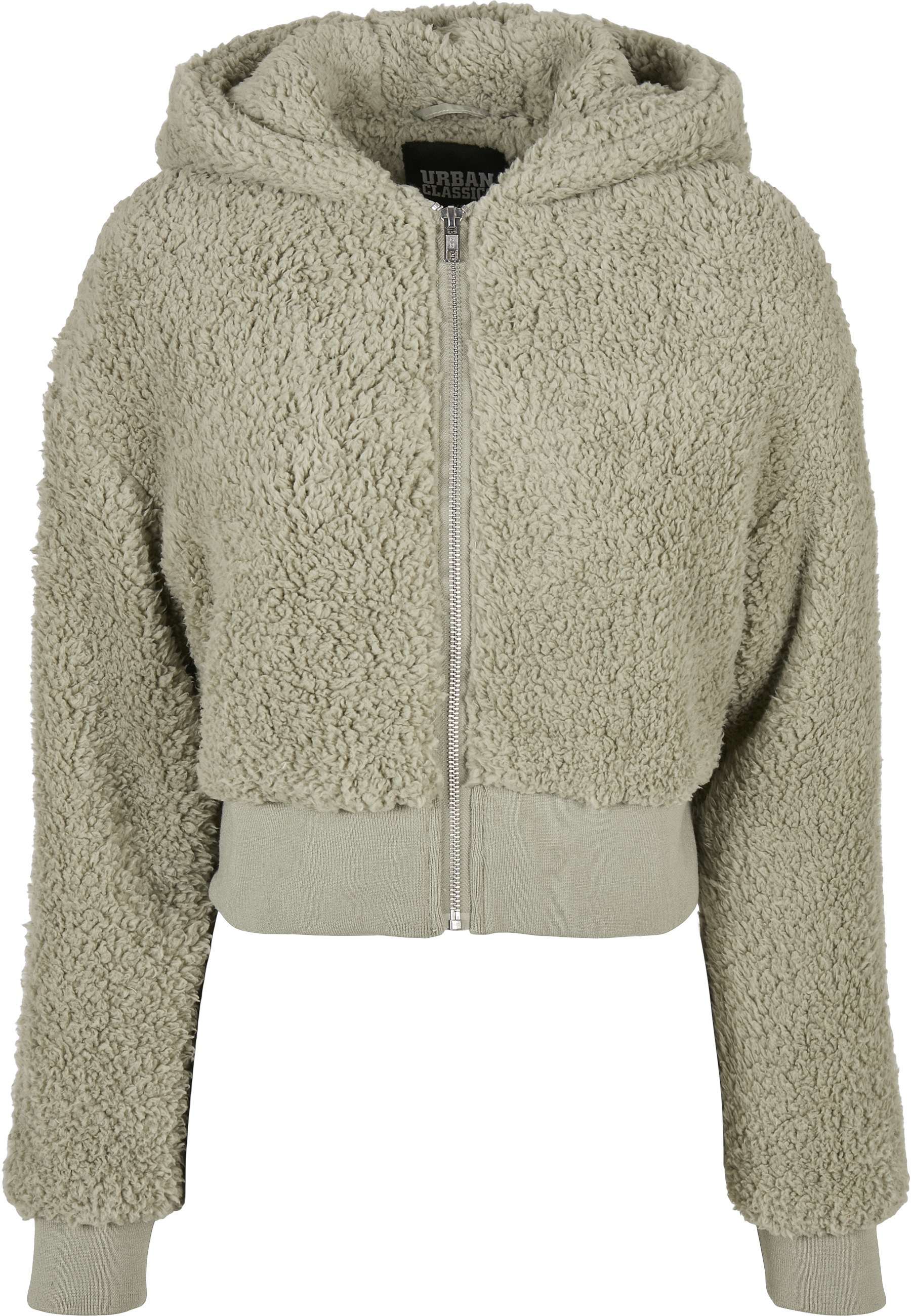 URBAN CLASSICS Outdoorjacke "Urban Classics Damen Ladies Short Oversized Sherpa Jacket"