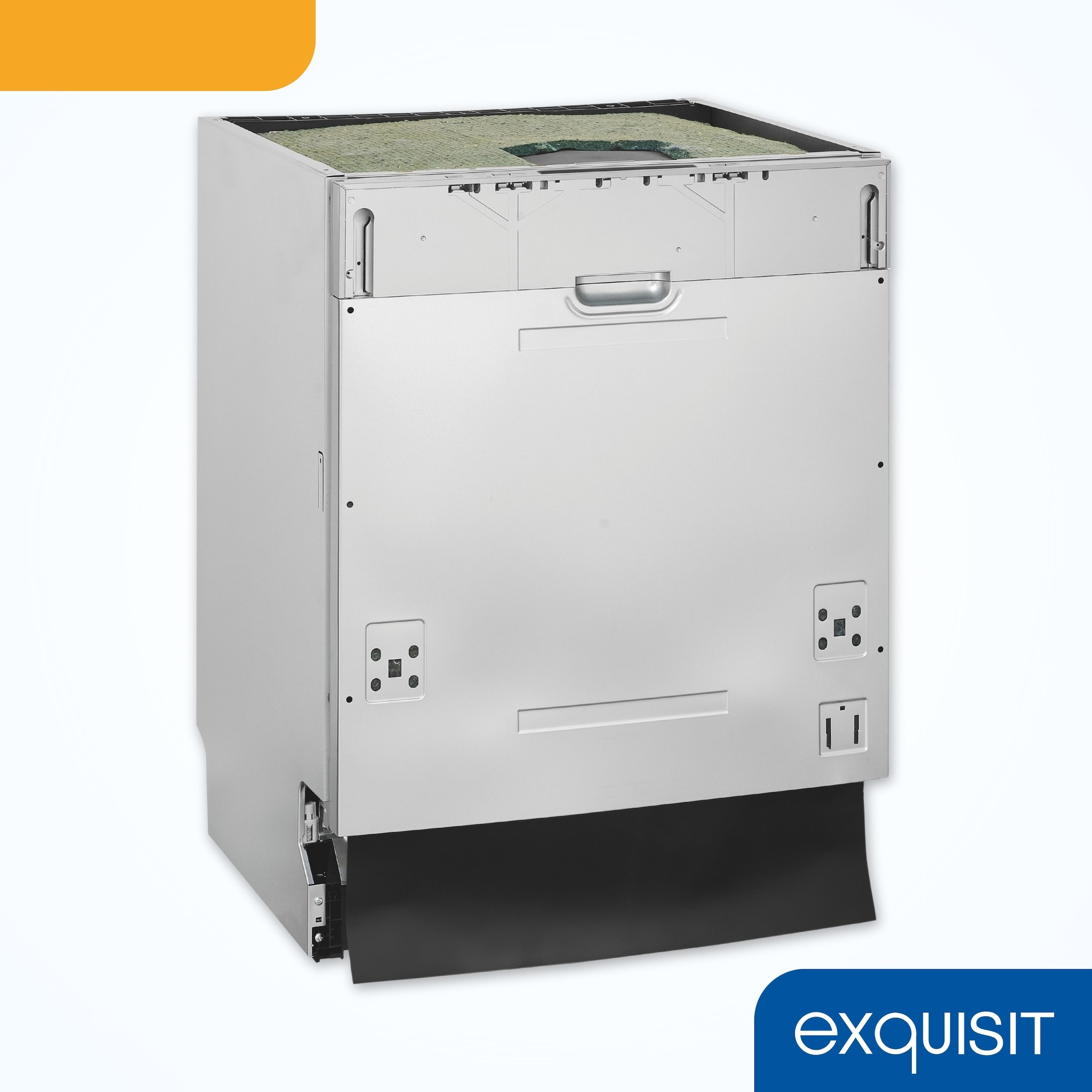 exquisit vollintegrierbarer Geschirrspüler 9614 »EGSP9614-E-031B« 9,8 l 14 tlg. Maßgedecke 14 Maßgedecke, 8 Programme, LED, Besteckschublade