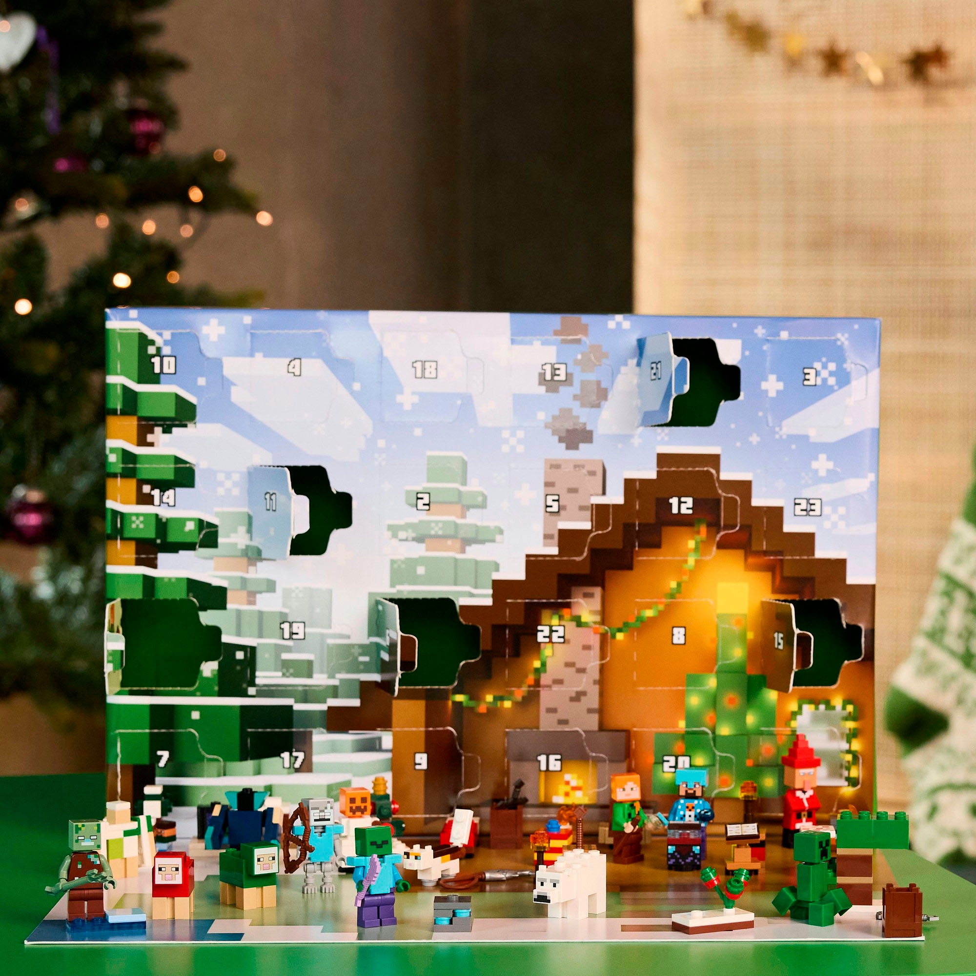 LEGO® Spielzeug-Adventskalender »Spielbausteine, (21280), LEGO Minecraft« ab 7 Jahren Made in Europe