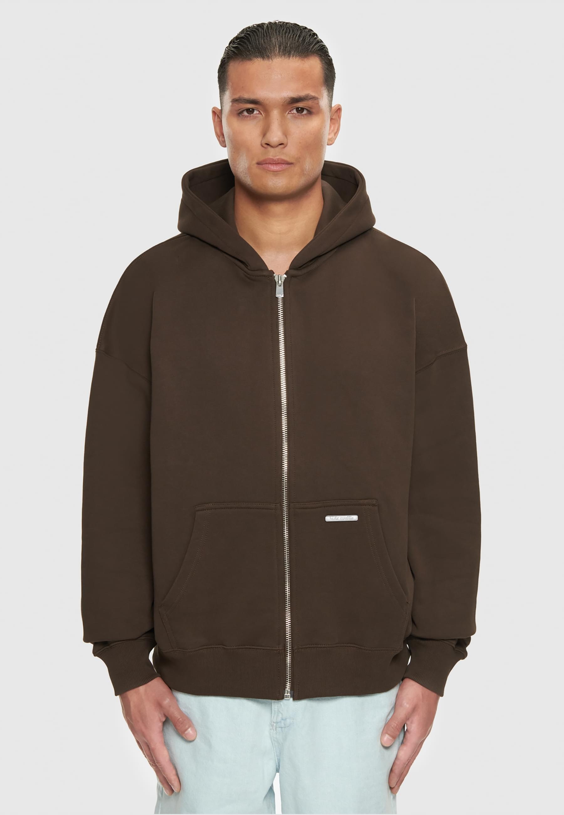 Dropsize Sweatjacke »Dropsize Herren Bazix Republiq Super Heavy Rib Zipper«
