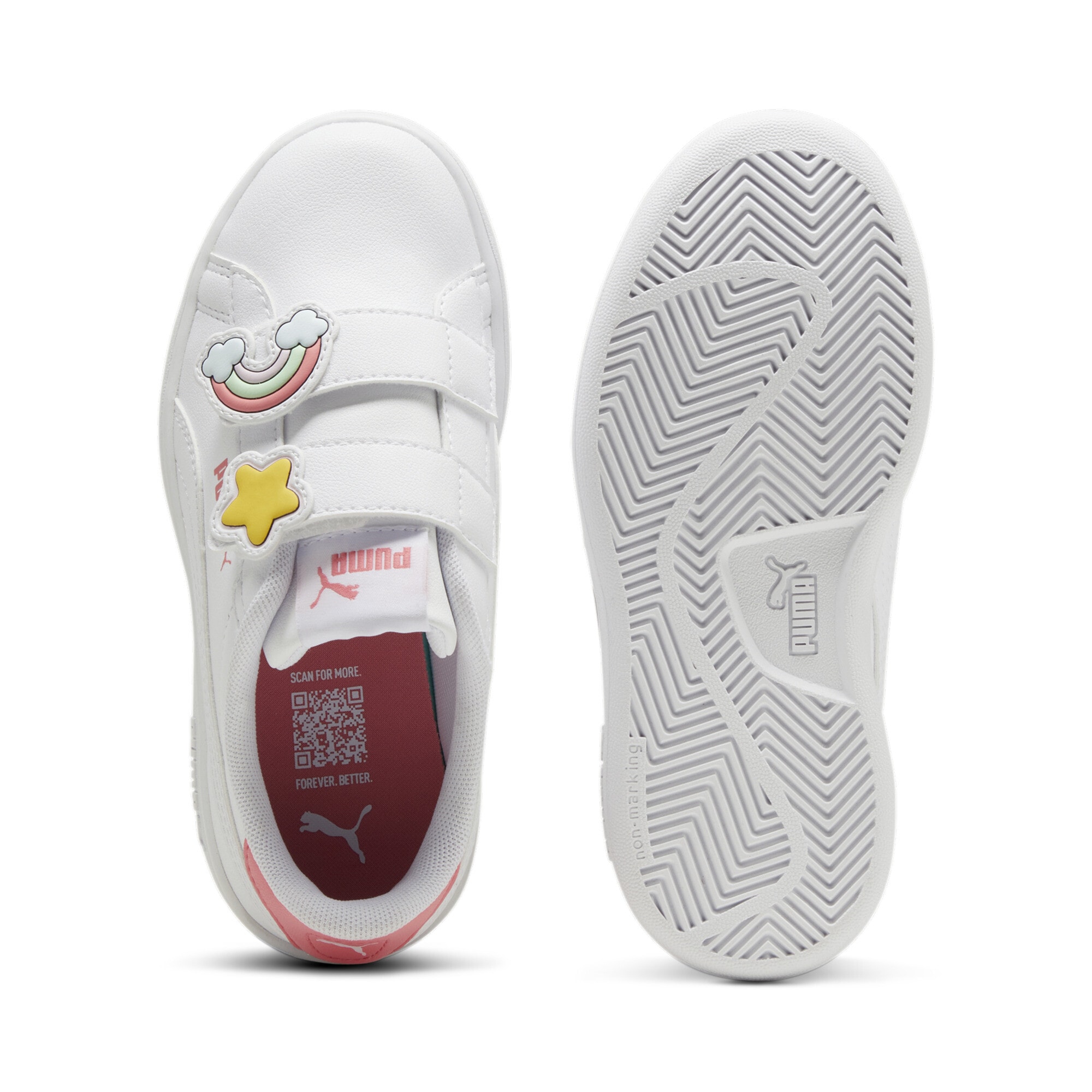 PUMA Sneaker »PUMA Smash 3.0 Badges Sneakers Mädchen«