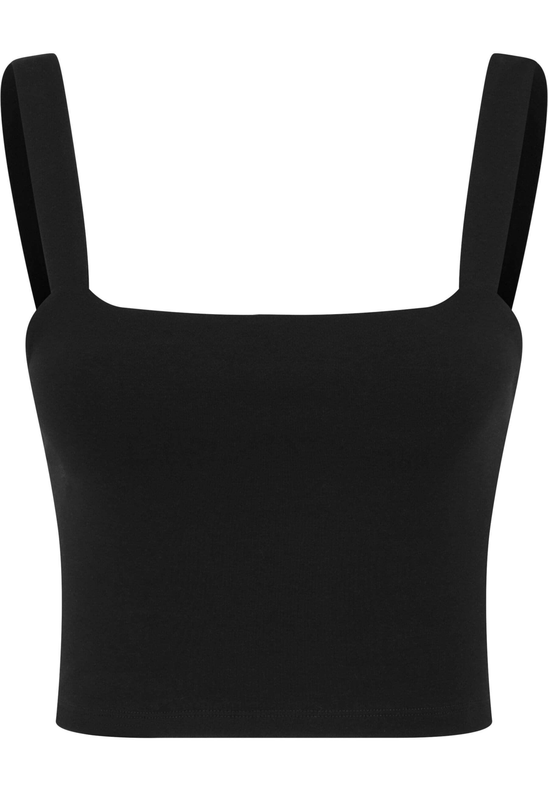 URBAN CLASSICS T-Shirt »Urban Classics Damen Ladies Cropped Top 2-Pack«, (1 tlg.)