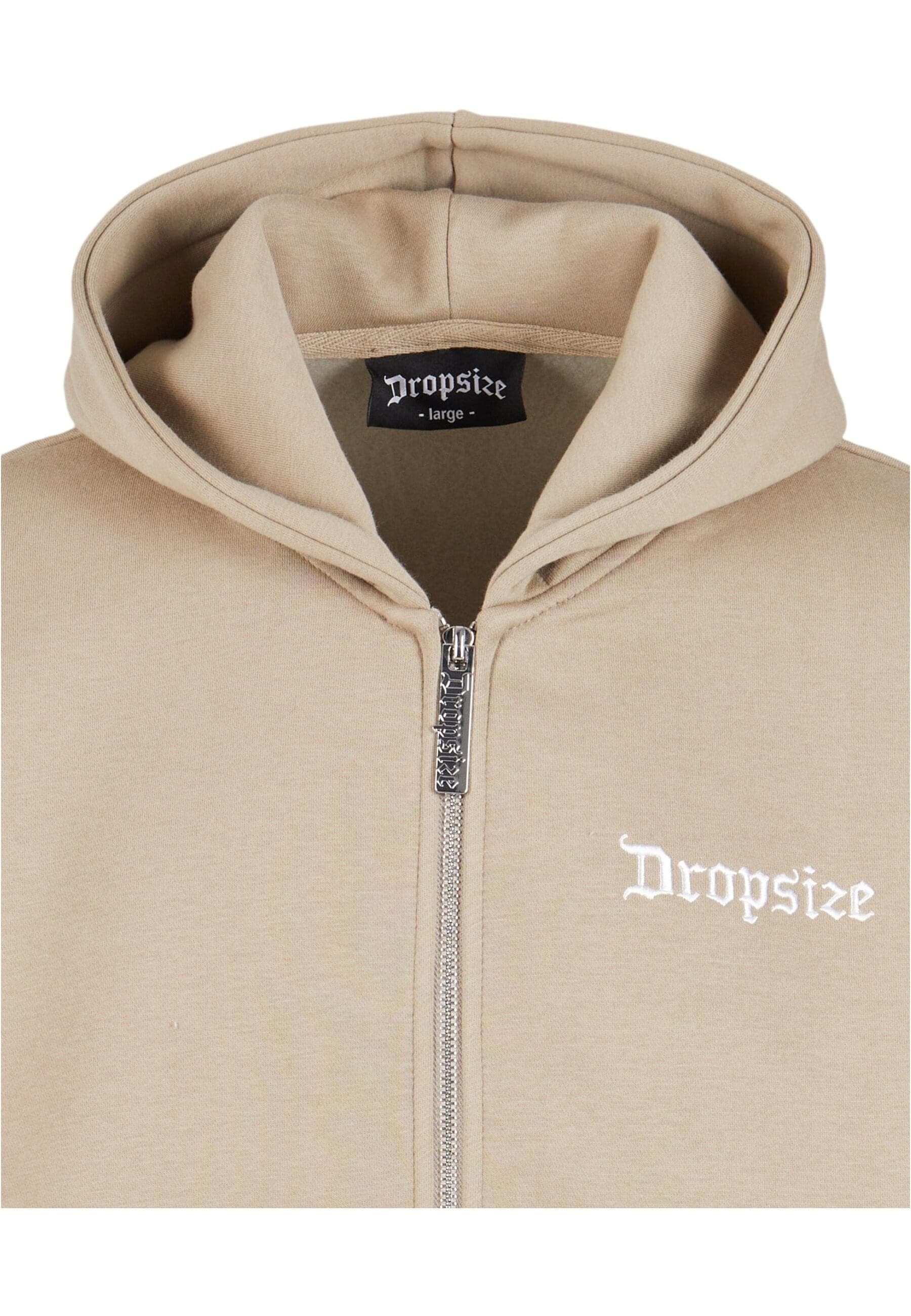 Dropsize Sweatjacke »Dropsize Herren Super Heavy Oversize Blank Zip Hoodie«