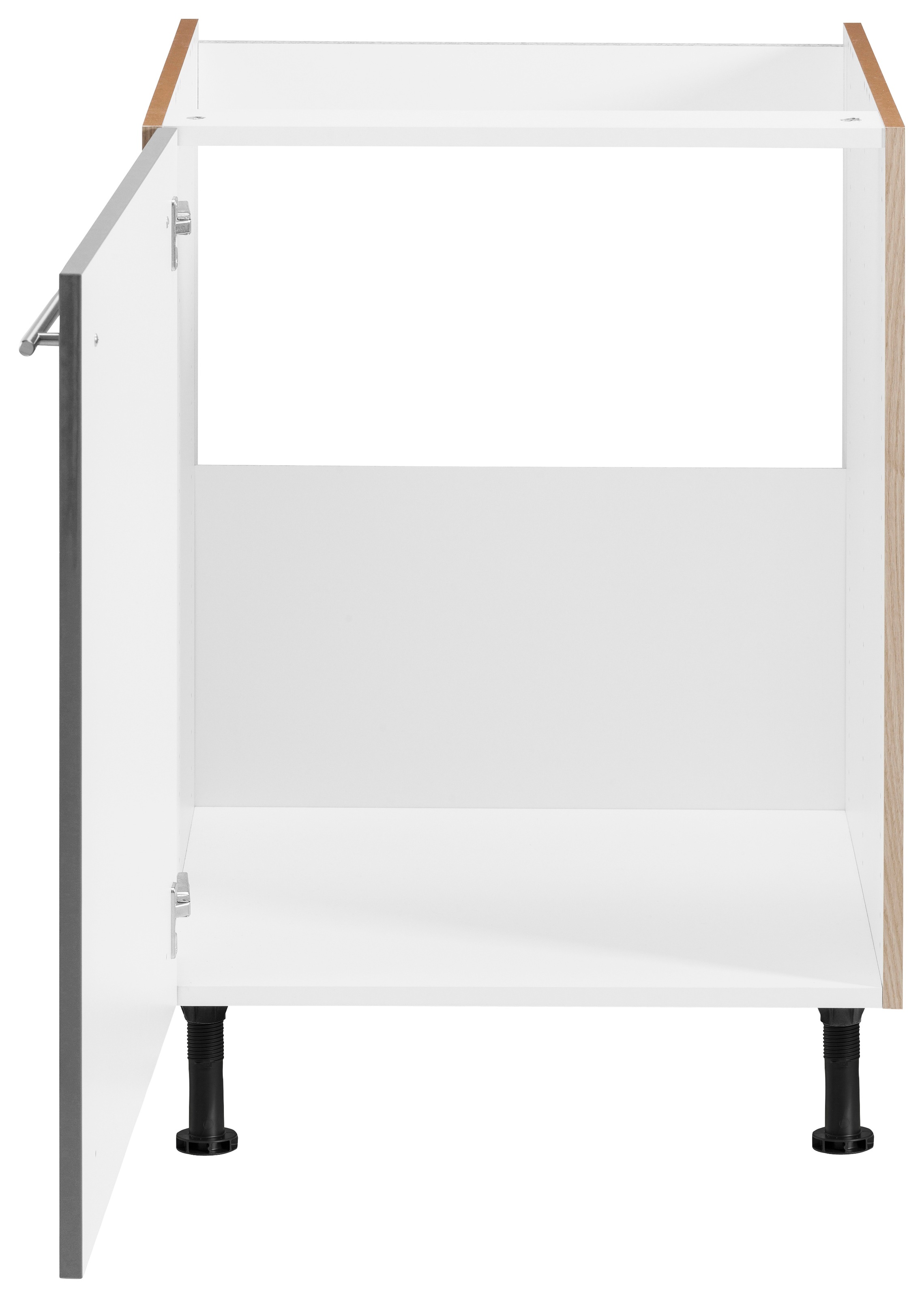 OPTIFIT Spülenschrank »Bern«, 60 cm breit, mit 1 Tür, mit höhenverstellbaren Füßen, mit Metallgriff