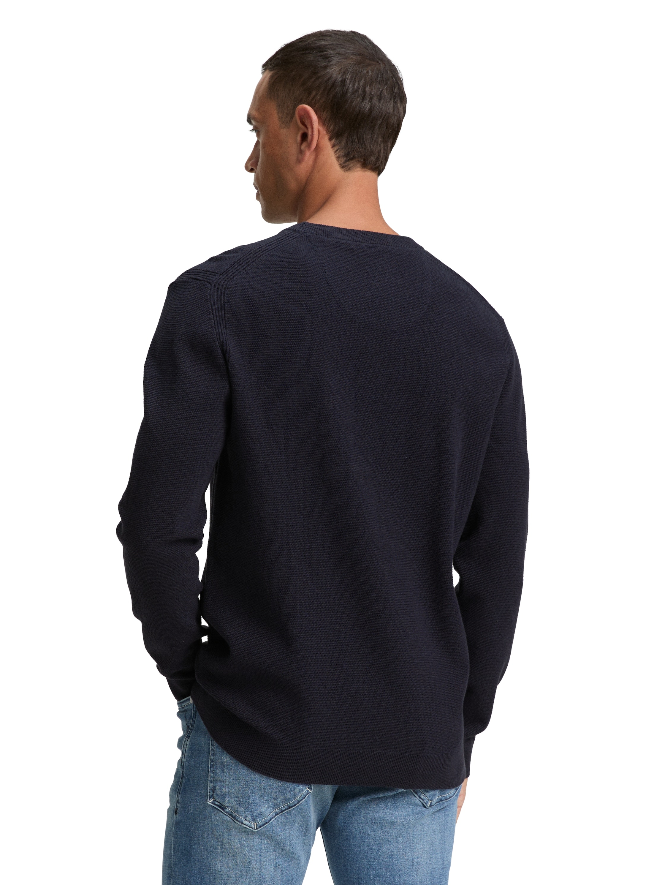 TOM TAILOR Strickpullover, mit Bündchen