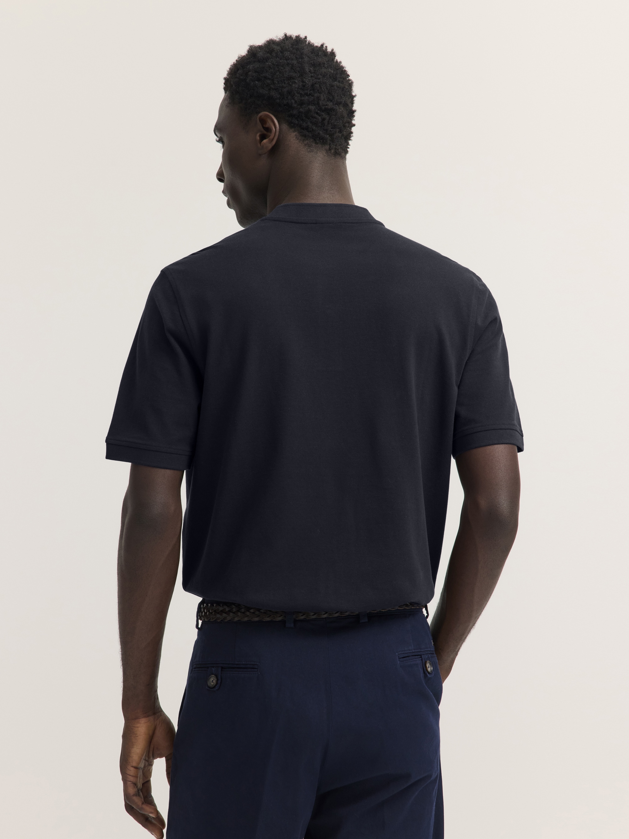 bugatti Poloshirt »Modern Fit« Modern Fit Baumwolle Collegekragen Kurzarm