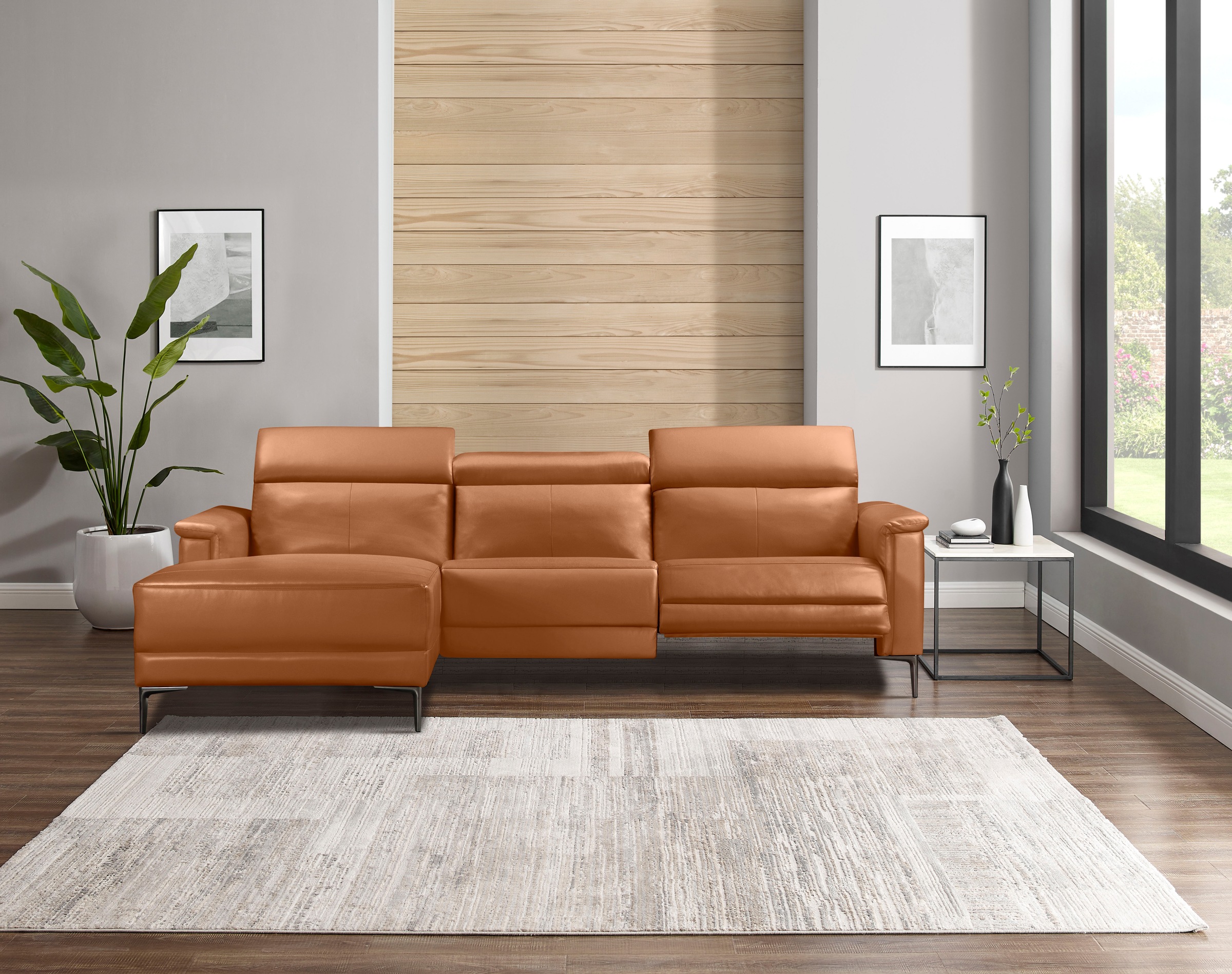 Places of Style Ecksofa Lund, mit man. o. elektr. Relaxfunktion und USB/ Kopfteilverstellung