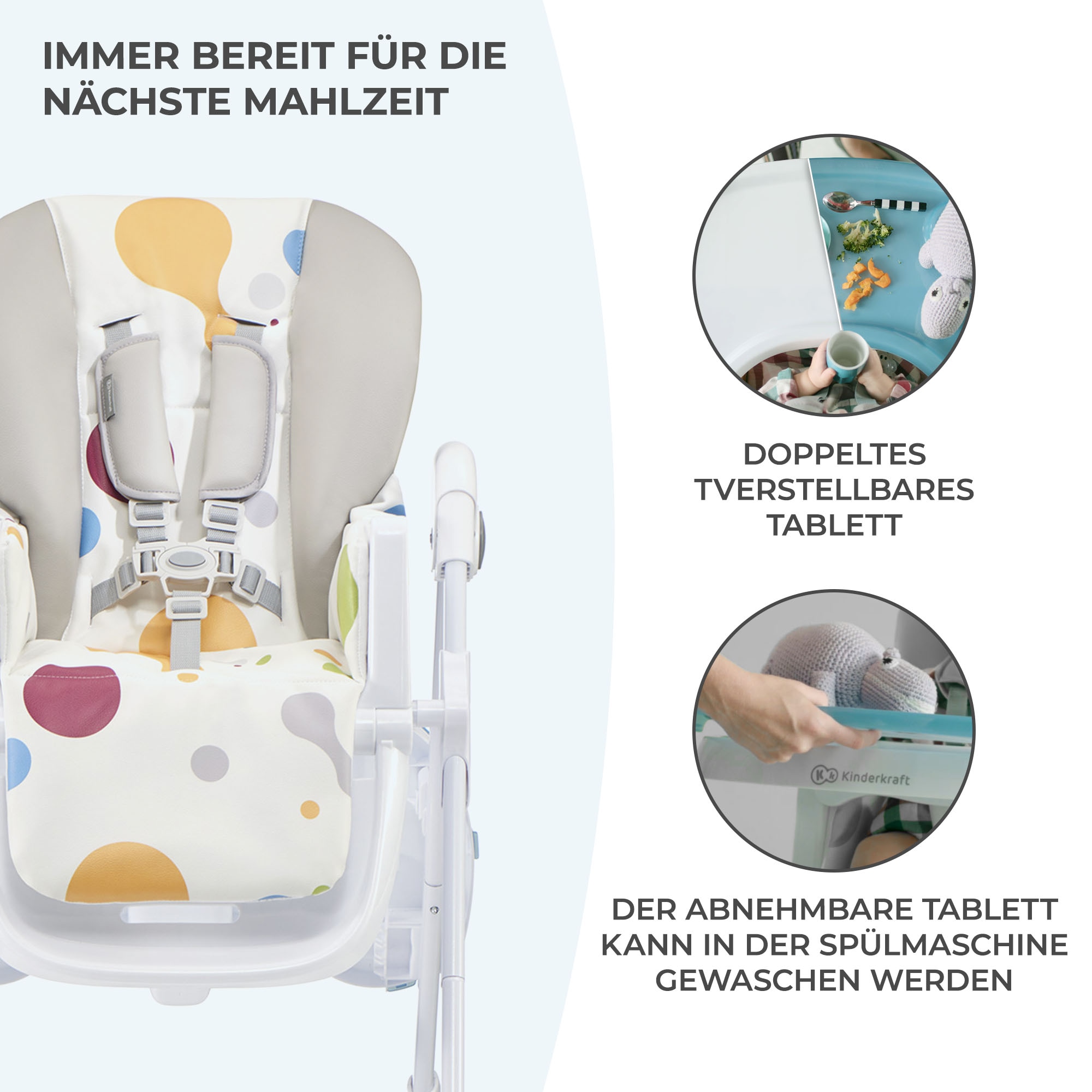 Kinderkraft Hochstuhl »YUMMY« ()