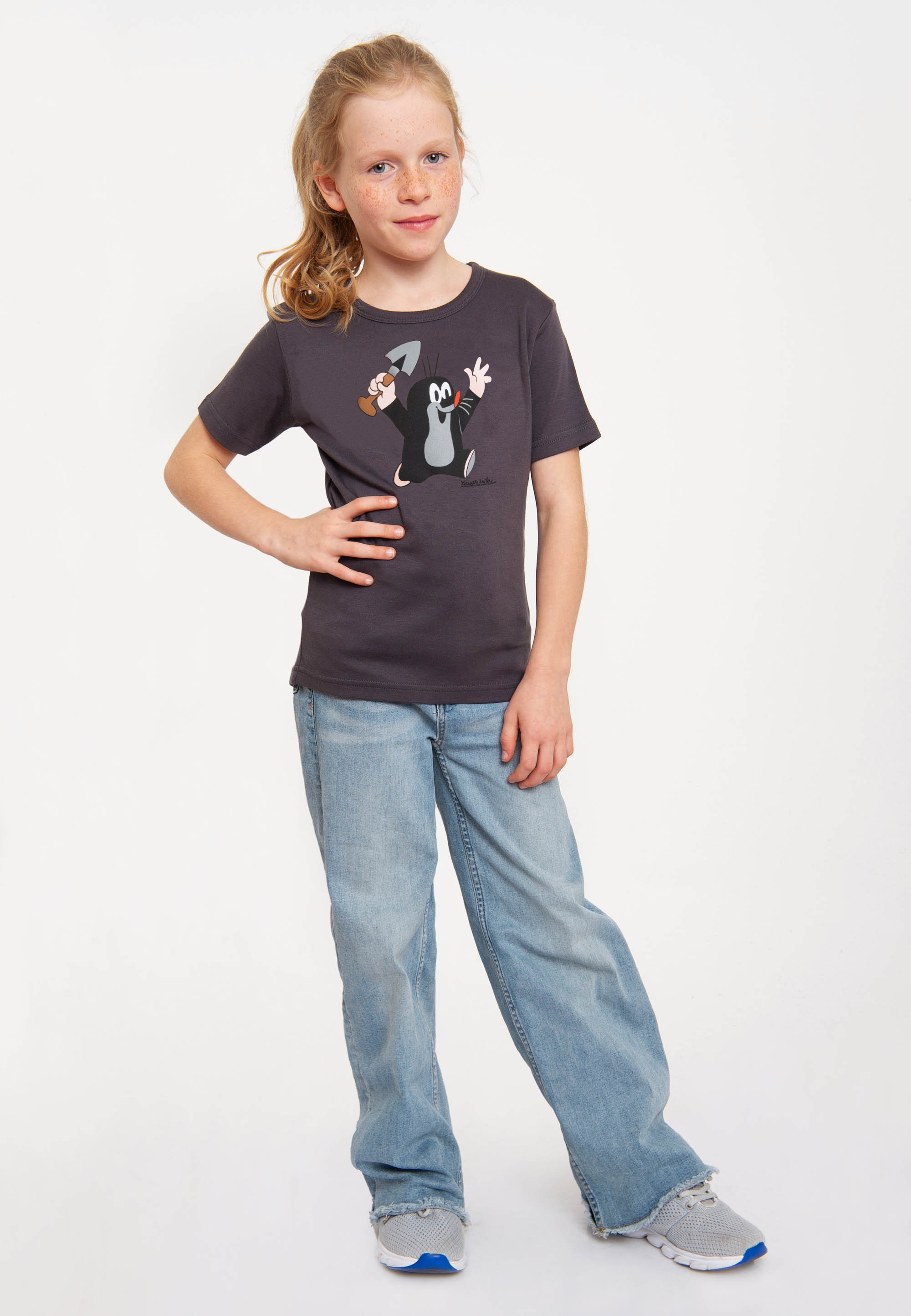 LOGOSHIRT T-Shirt »Der kleine Maulwurf«, mit lizenzierten Originaldesign