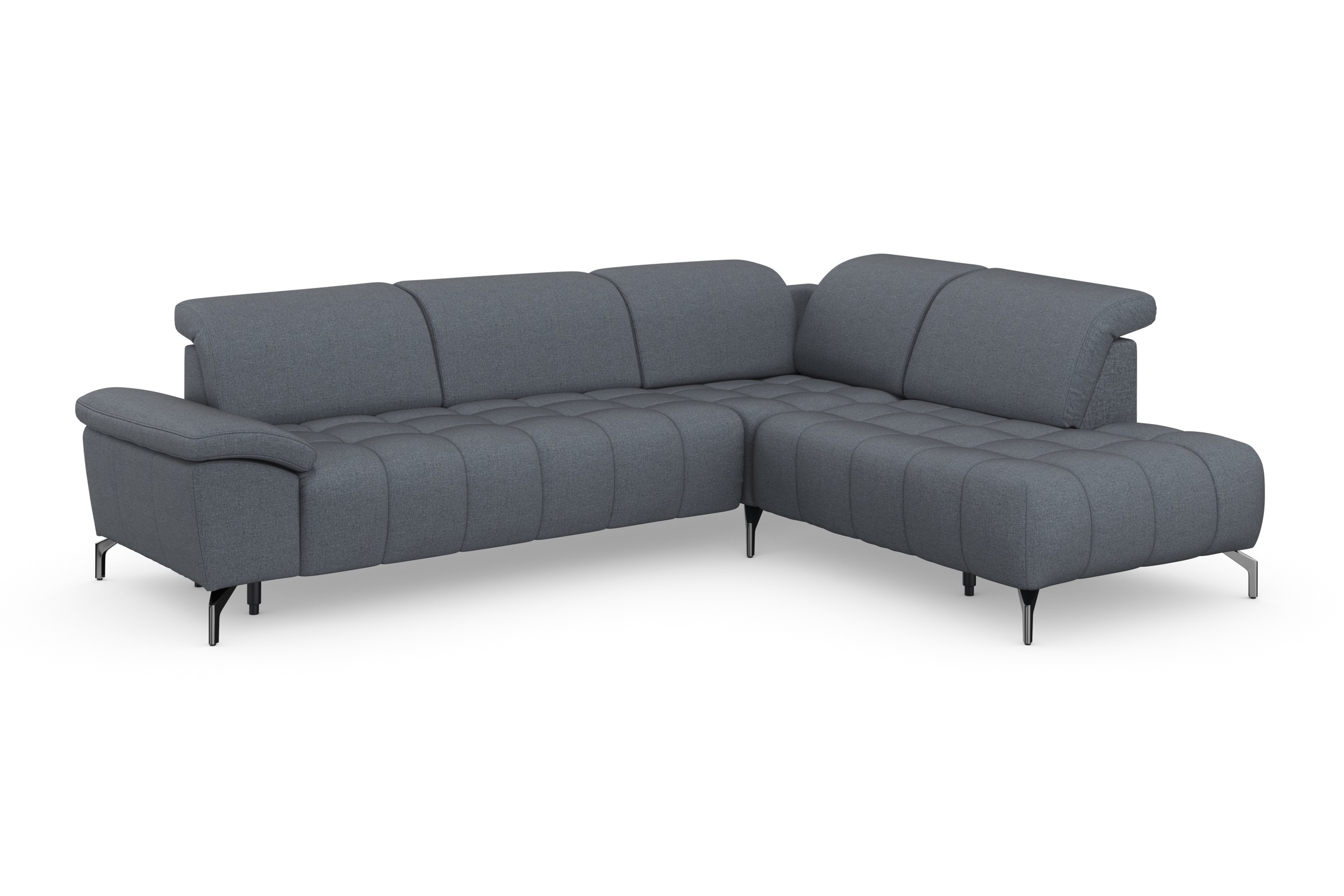 Thumbnail - sit&more Ecksofa "Cool L-Form" wahlweise mit Kopfteilverstellung und Vorziehsitz motorisch