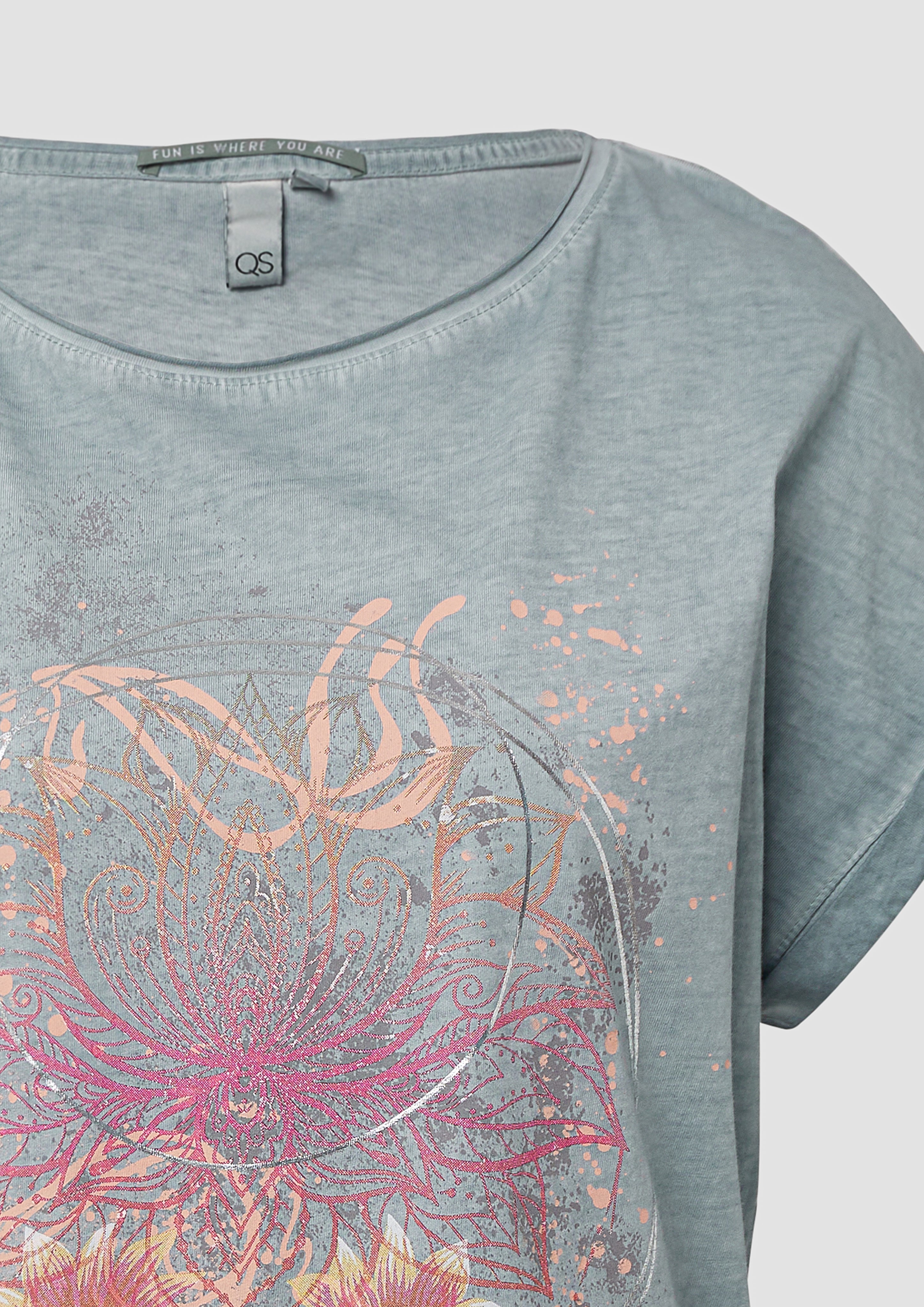 Thumbnail - QS T-Shirt, mit Frontprint