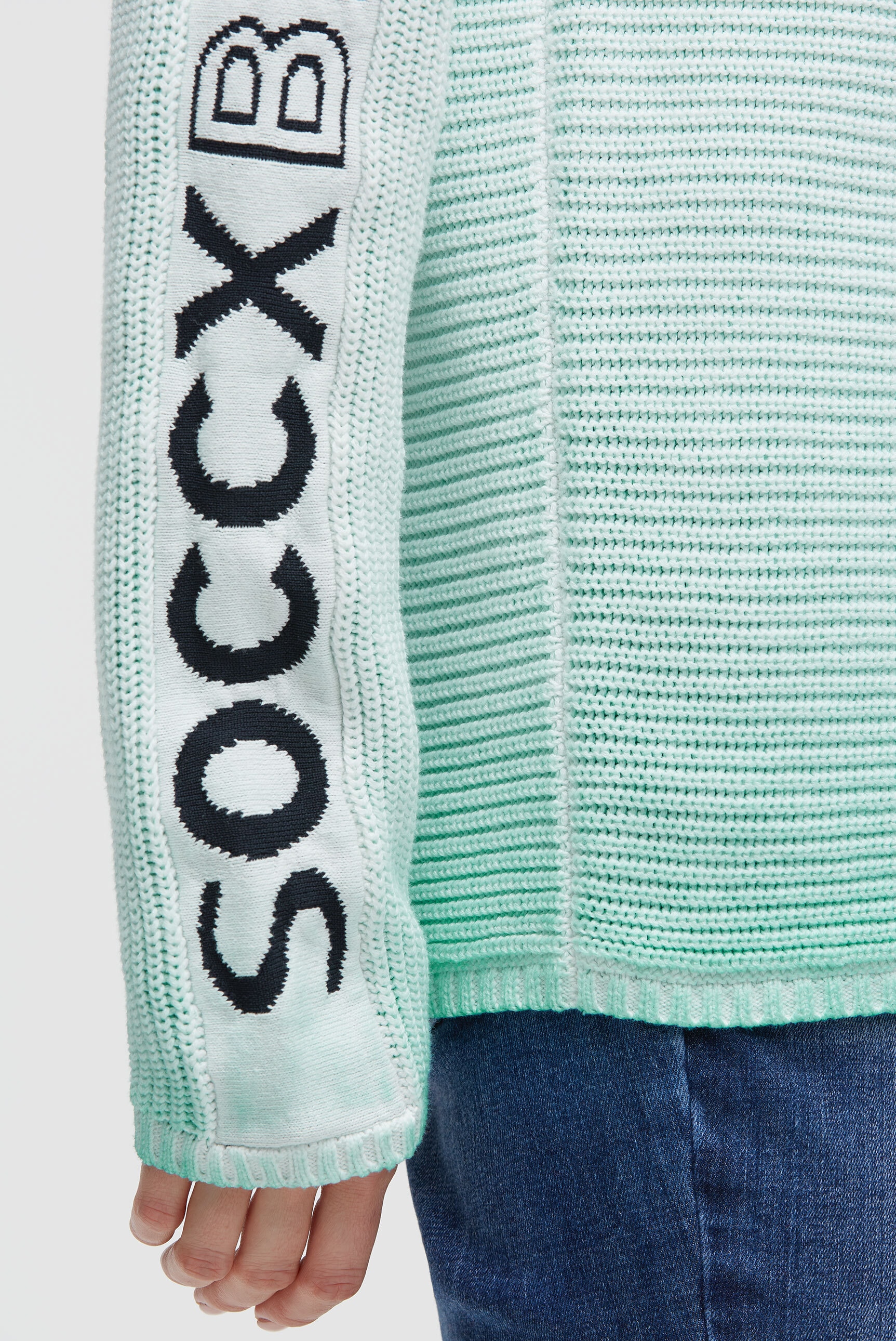 SOCCX Rundhalspullover aus Baumwolle