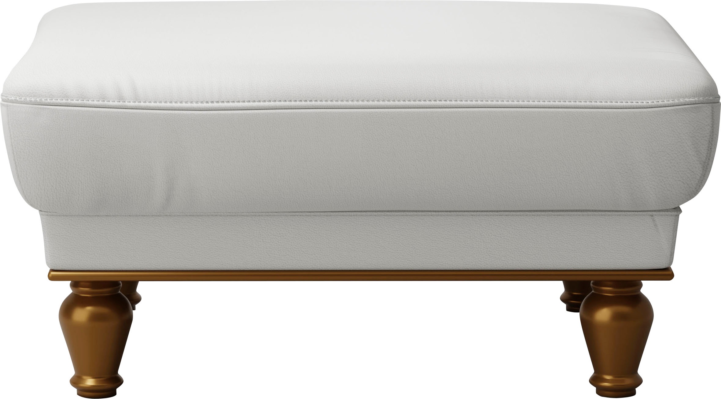 Thumbnail - sit&more Polsterhocker "Orient 5", goldfarbene Füße