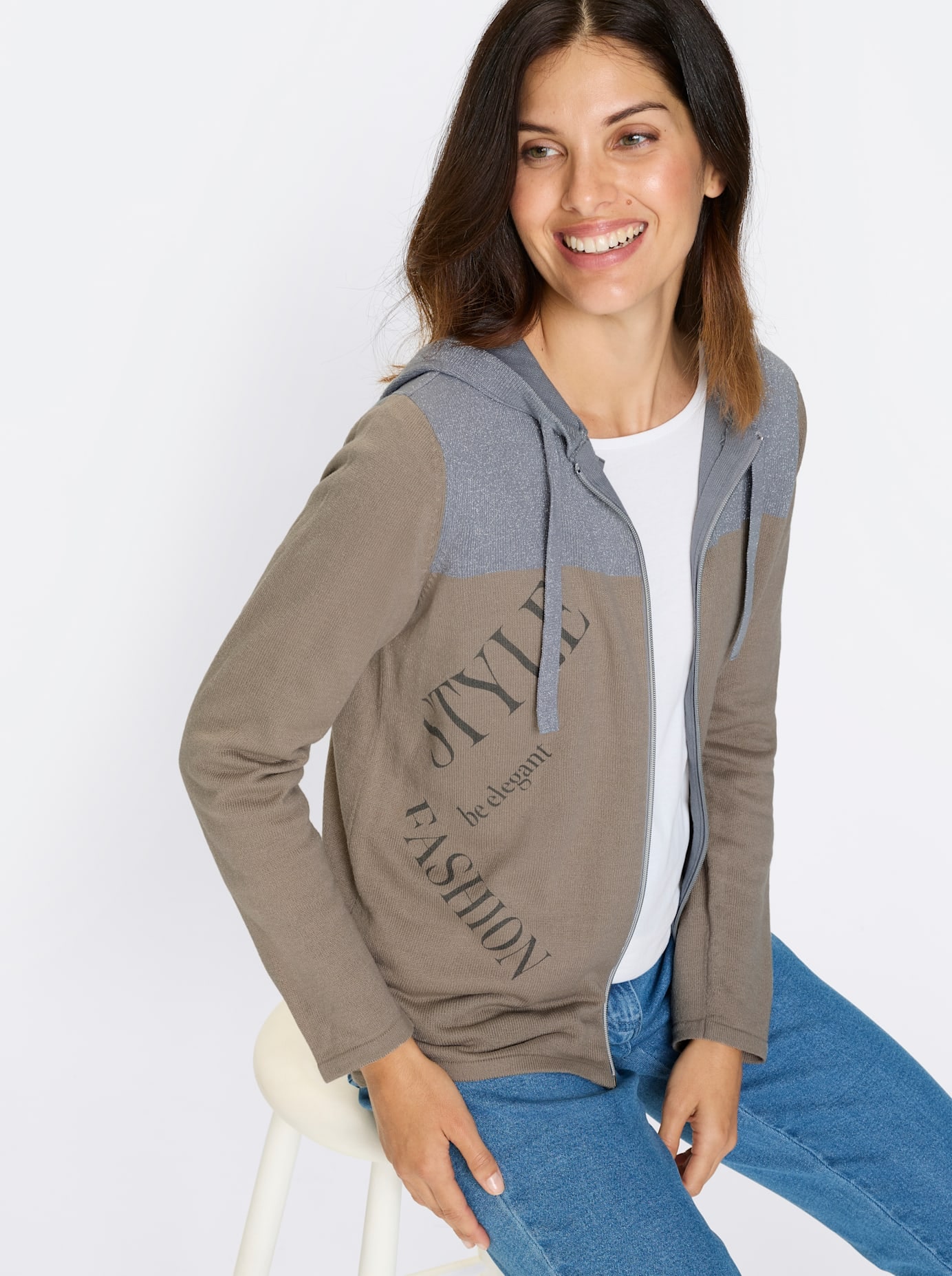 Classic Basics Strickjacke