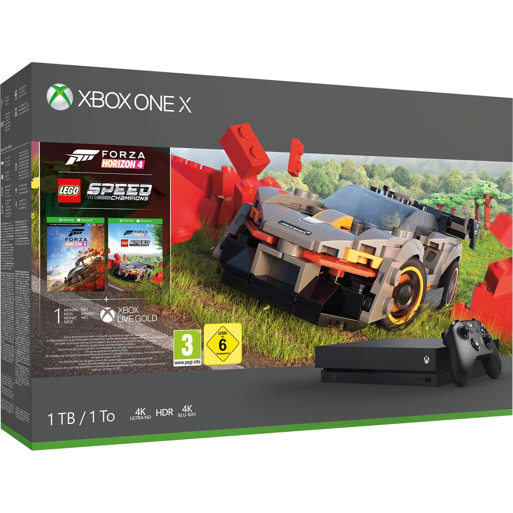 Xbox One Konsolen-Set »X«, Forza Horizon 4 Lego Bundle