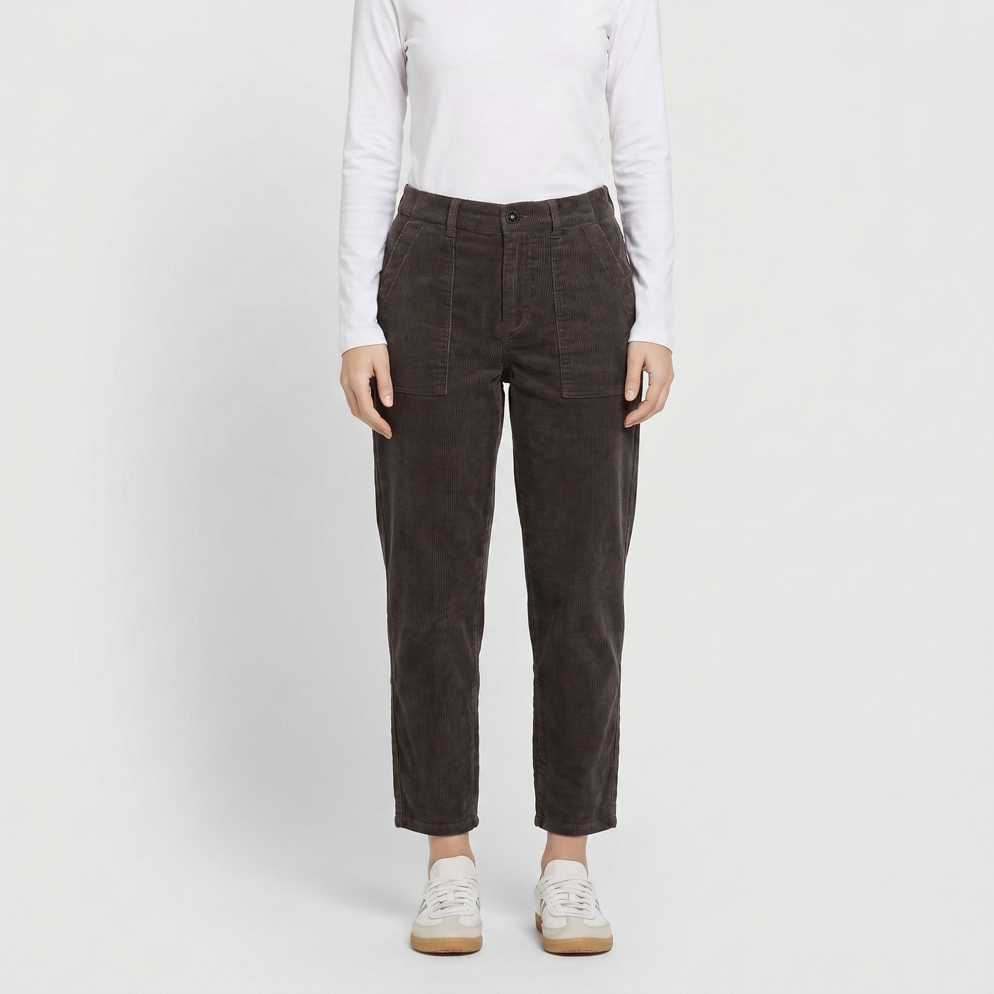 MAC Cordhose feiner Glanz, mittlere Leibhöhe, Relaxed Fit