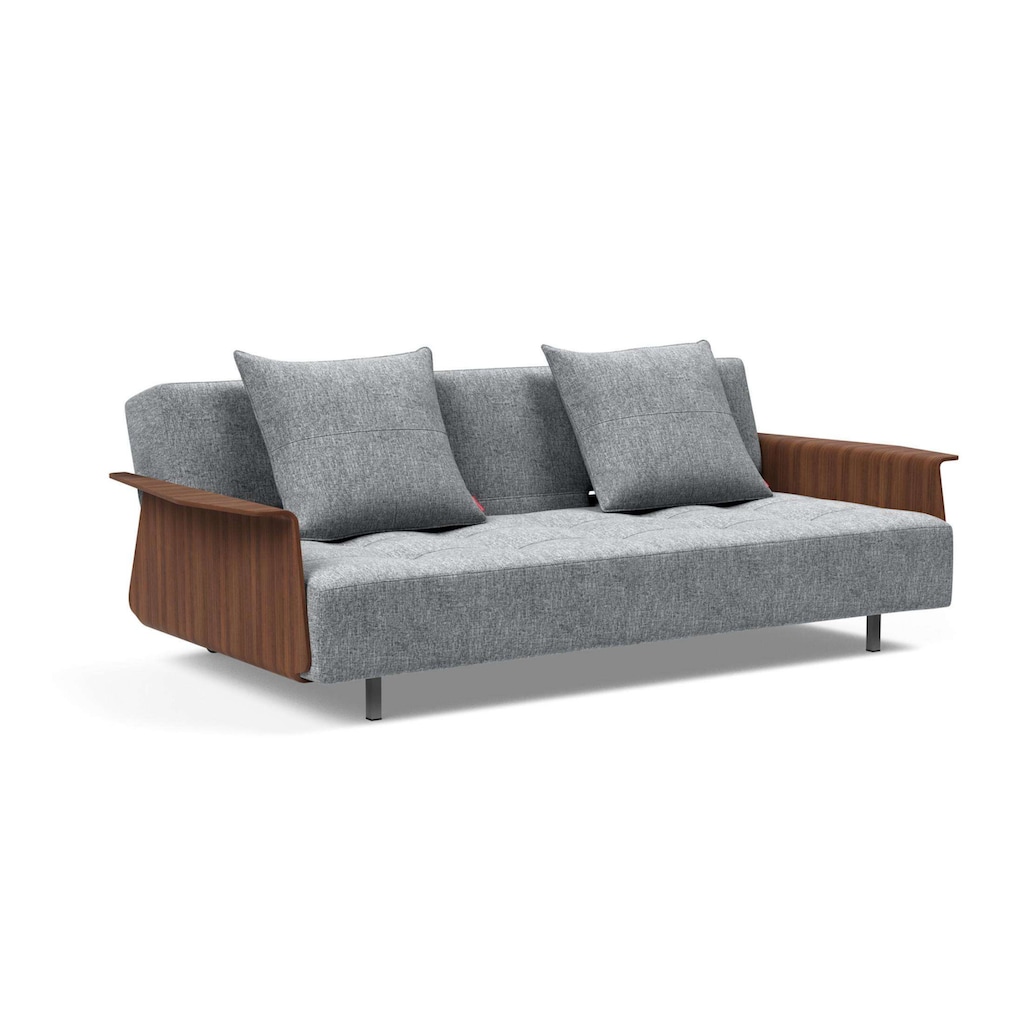 INNOVATION LIVING ™ Schlafsofa »Longhorn, Gästebett, Couch, Tagesliege, Bettsofa,«, Schlaf-, Relax-, oder Sitzposition, Armlehnen, Liegefläche 140x200 cm