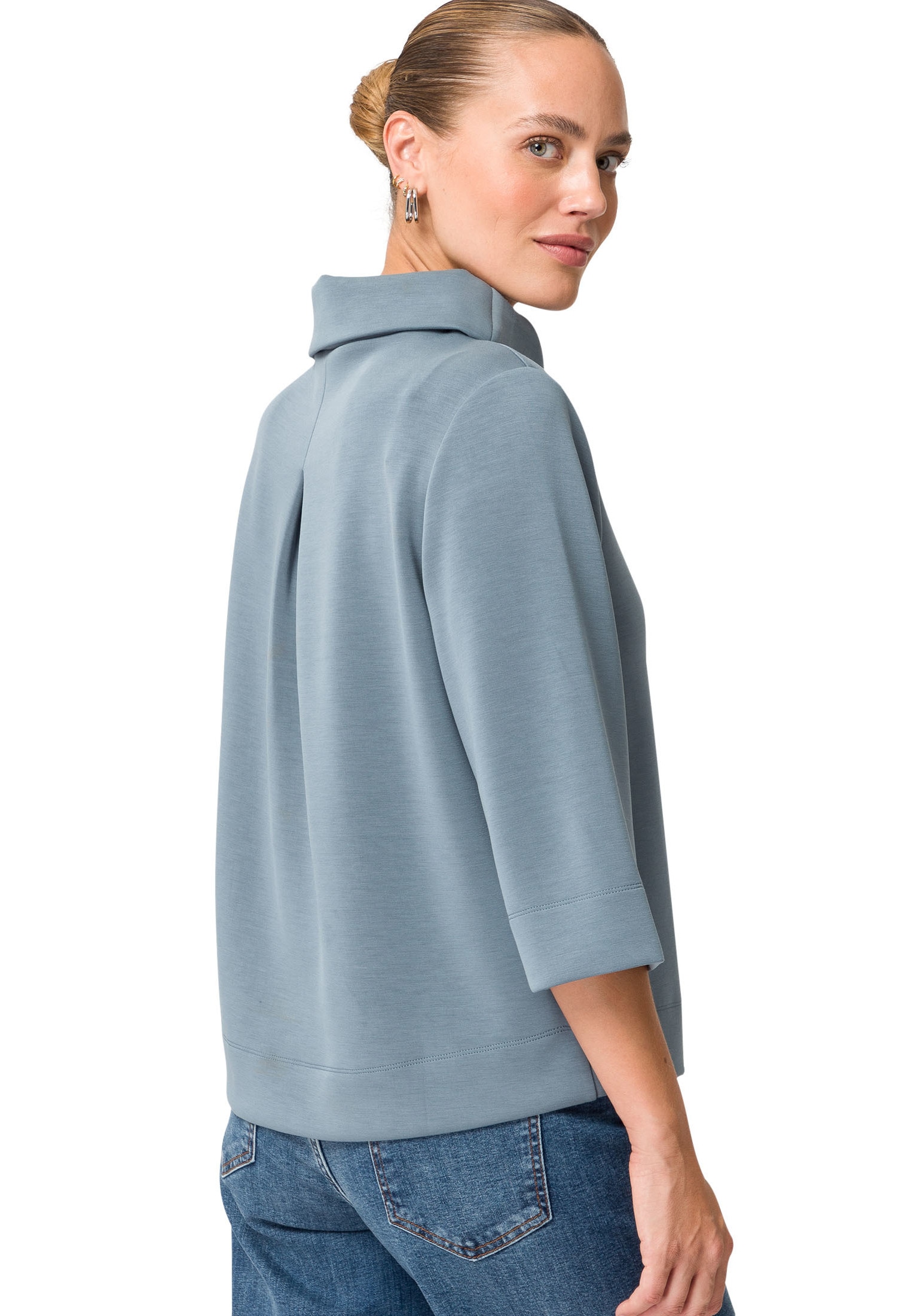 Zero Sweatshirt »zero Sweatshirt aus softem Modal Mix«, Plain/ohne Details