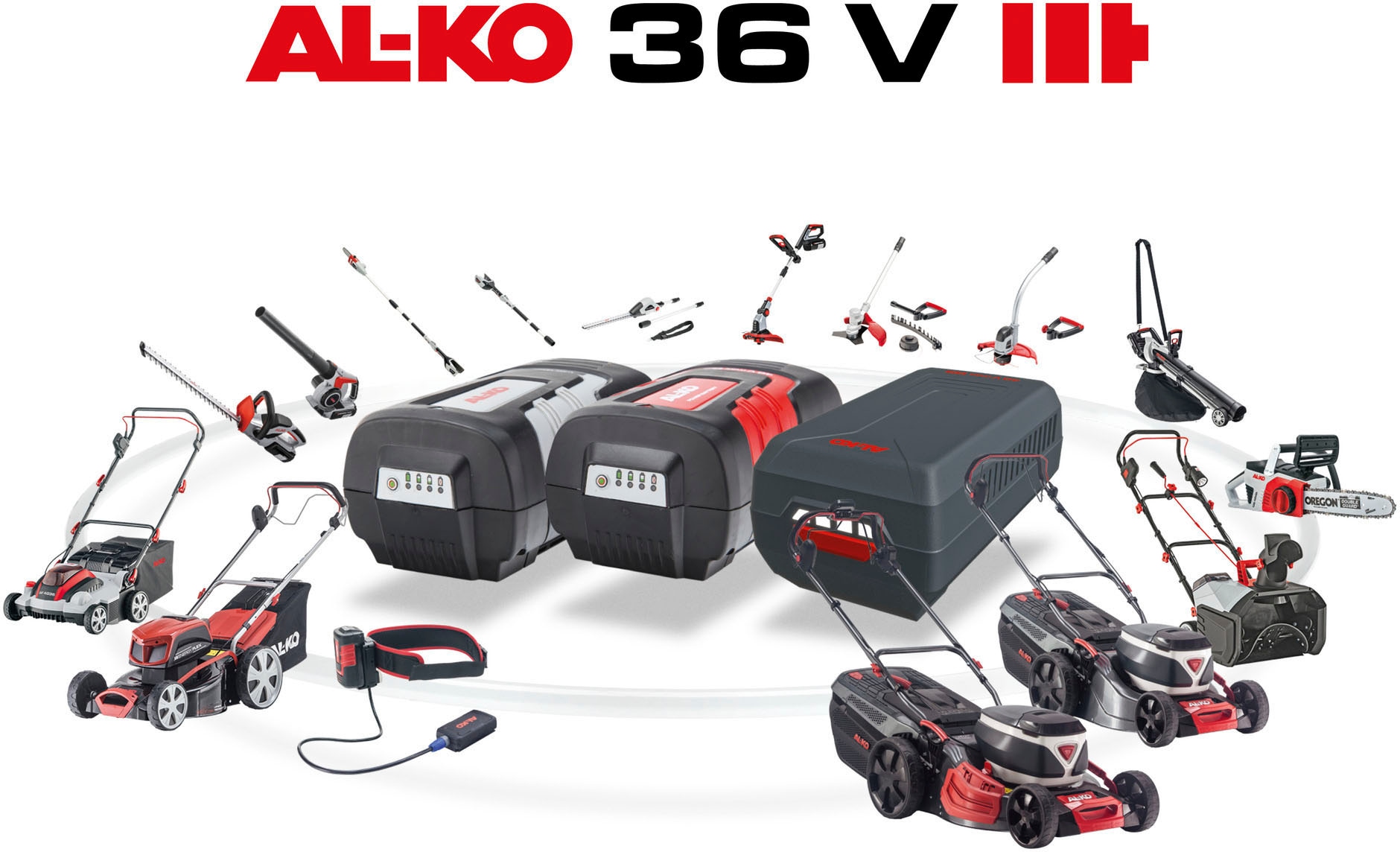 AL-KO Akku »B 800 Li«, 36 V, 8 Ah, Bluetooth fähig