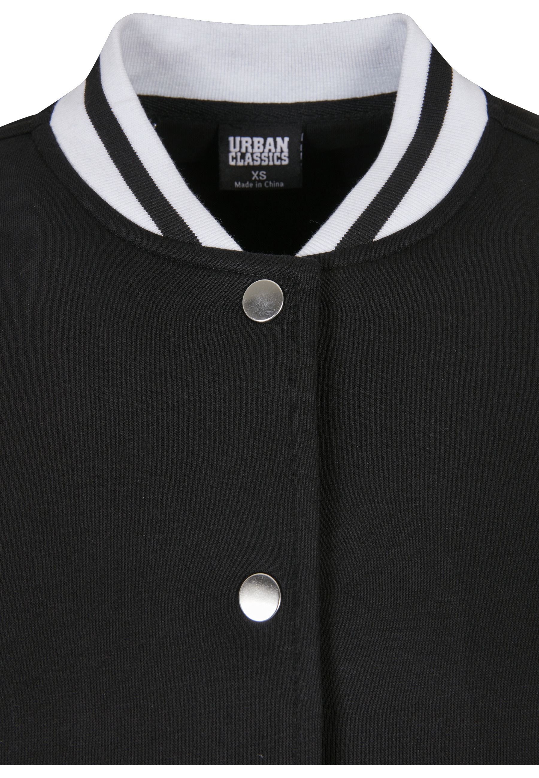 Thumbnail - URBAN CLASSICS Collegejacke "Urban Classics Damen Ladies Oversized College Sweat Jacket" 1 Stk. tlg. ohne Kapuze