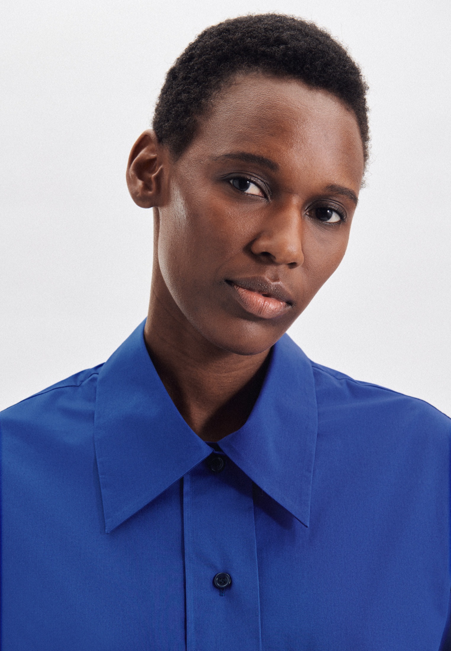 Thumbnail - seidensticker Sommerkleid "Schwarze Rose" Langarm Kragen Uni