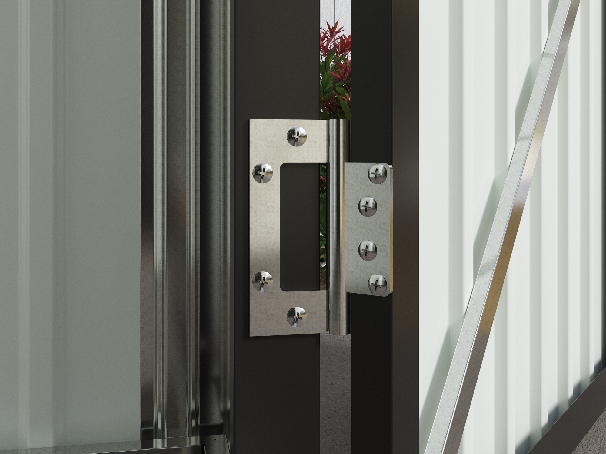 KONIFERA Mülltonnenbox »Fahrradbox aus Metall«