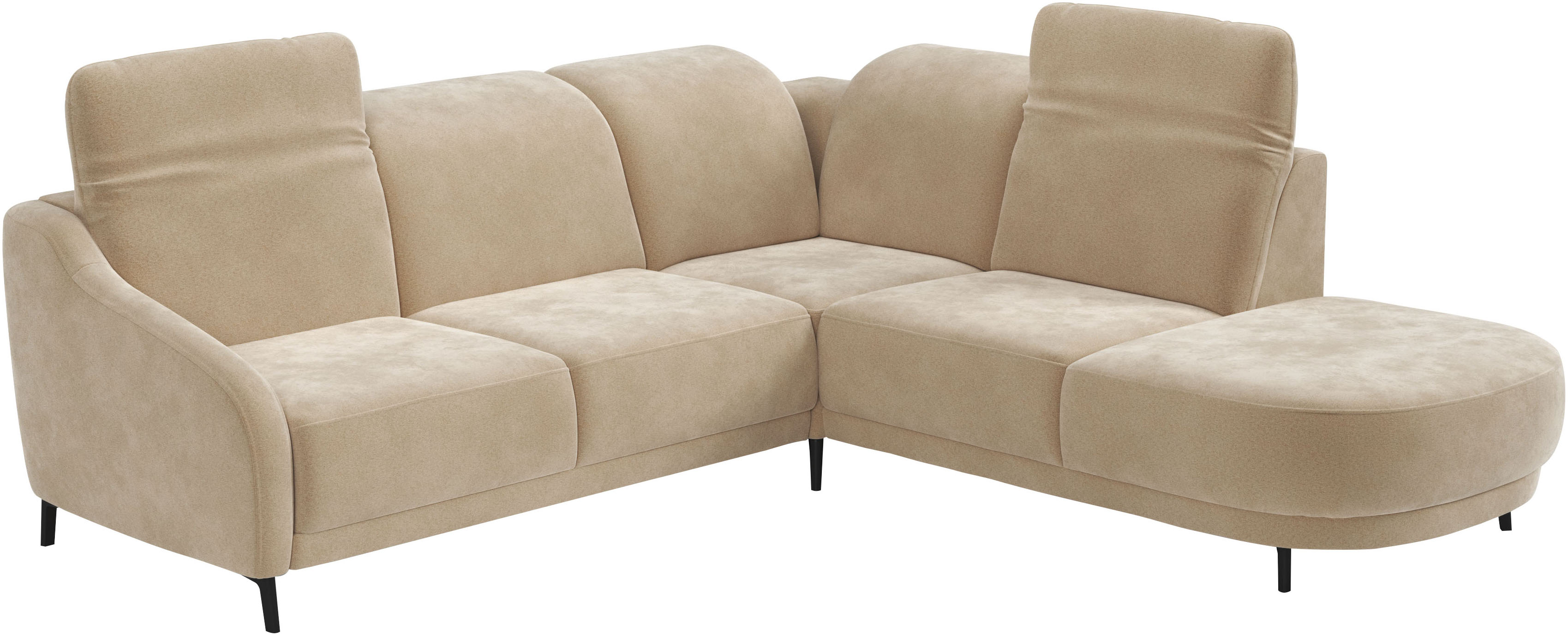 Thumbnail - sit&more Ecksofa "Blues L-Form" wahlweise mit Klapptisch und USB