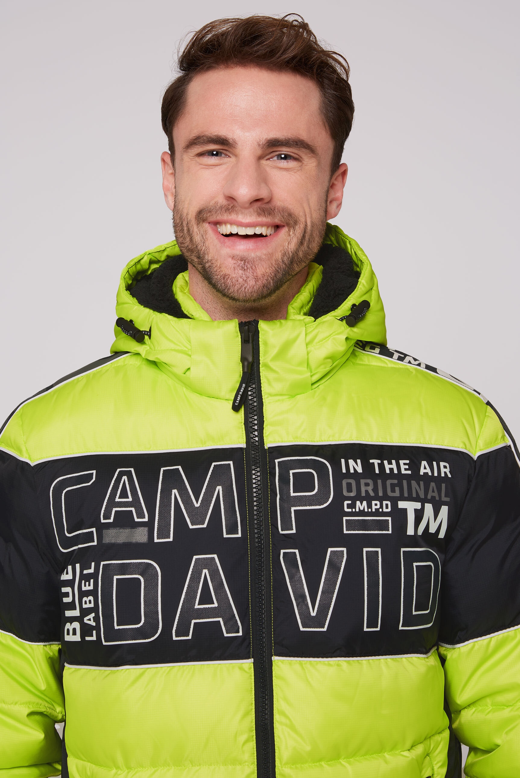 CAMP DAVID Winterjacke, mit Kapuze, mit abtrennbarer Kapuze
