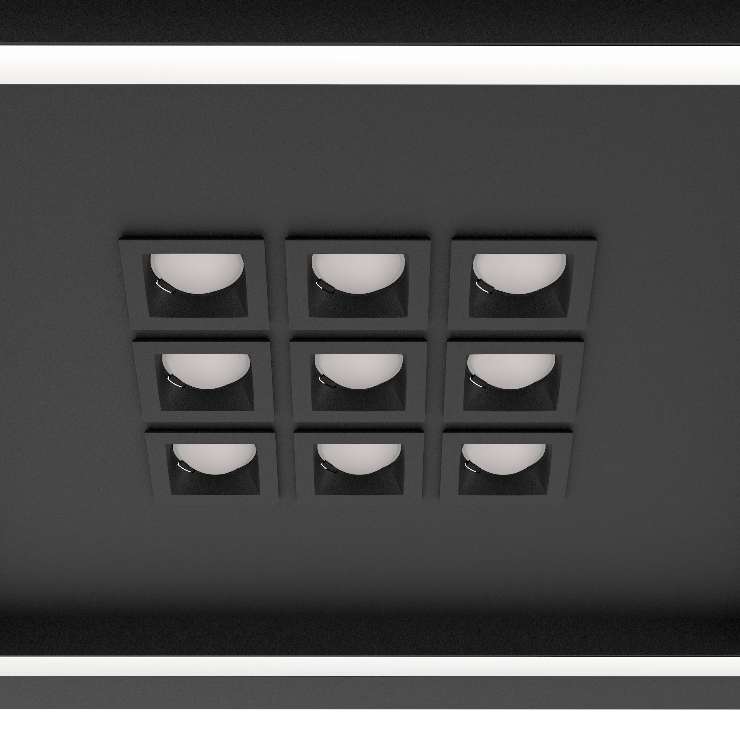 EGLO Deckenleuchte »Balazote Deckenlampe quadratisch aus Metall und Konststoff Lampe« LED-Modul 1 Stk. Kaltweiß | Neutralweiß | Warmweiß