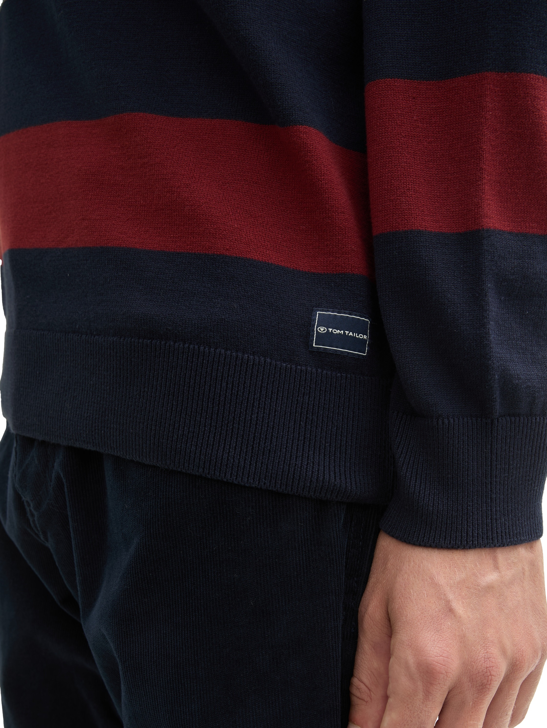 Thumbnail - TOM TAILOR Strickpullover, mit Blockstreifen
