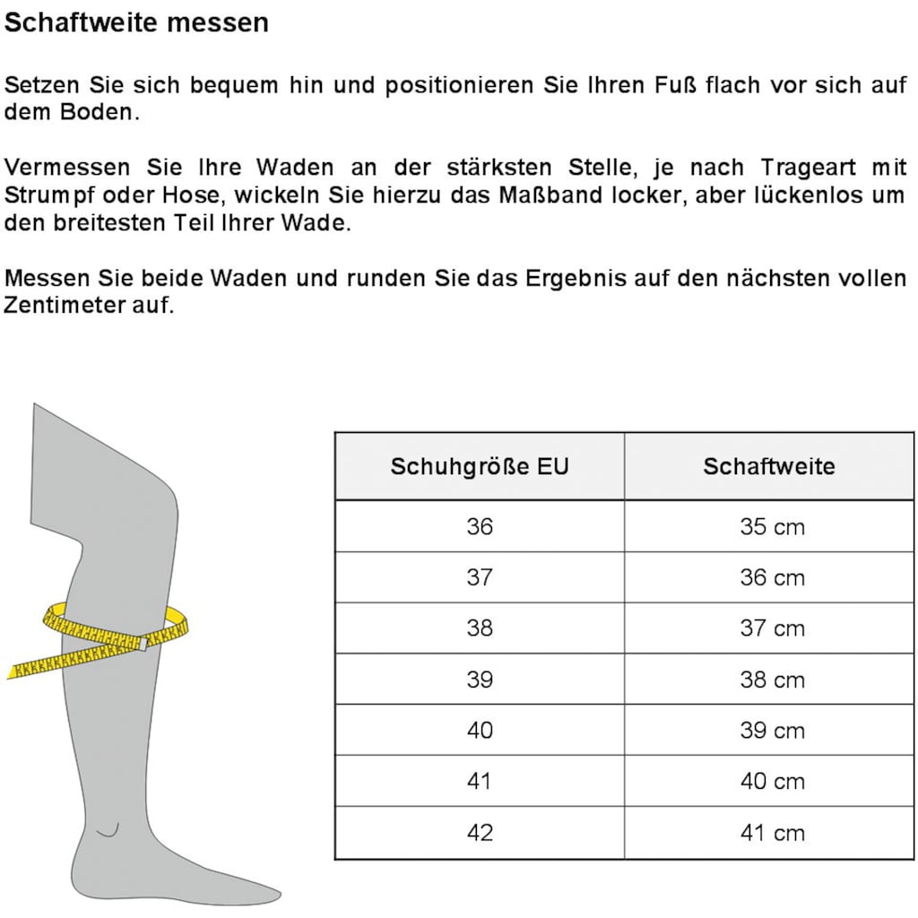 MARCO TOZZI Stiefel, mit Blockabsatz