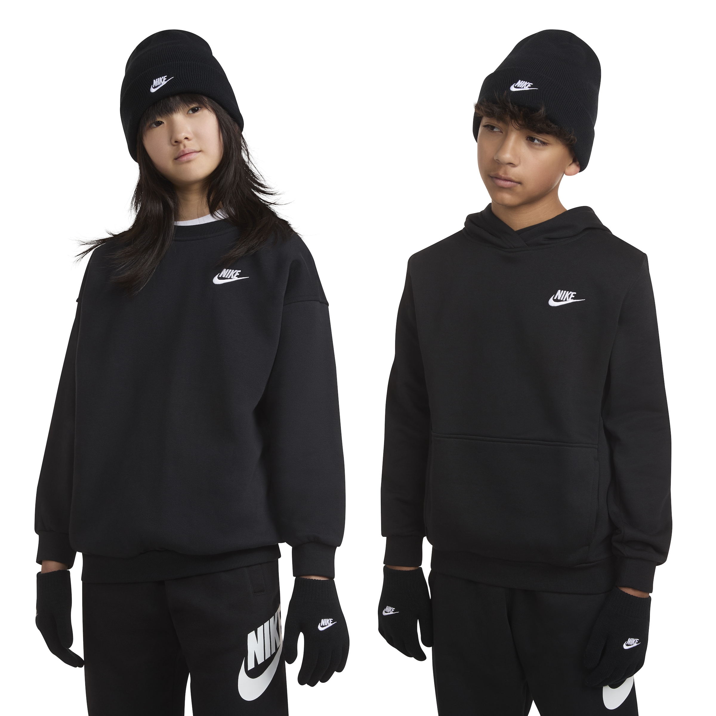 Nike Sportswear Beanie »und Handschuhe Set NAN FUTURA BEANIE/GLOVE SET« 2 Stk. Größe 8-15, für Kinder